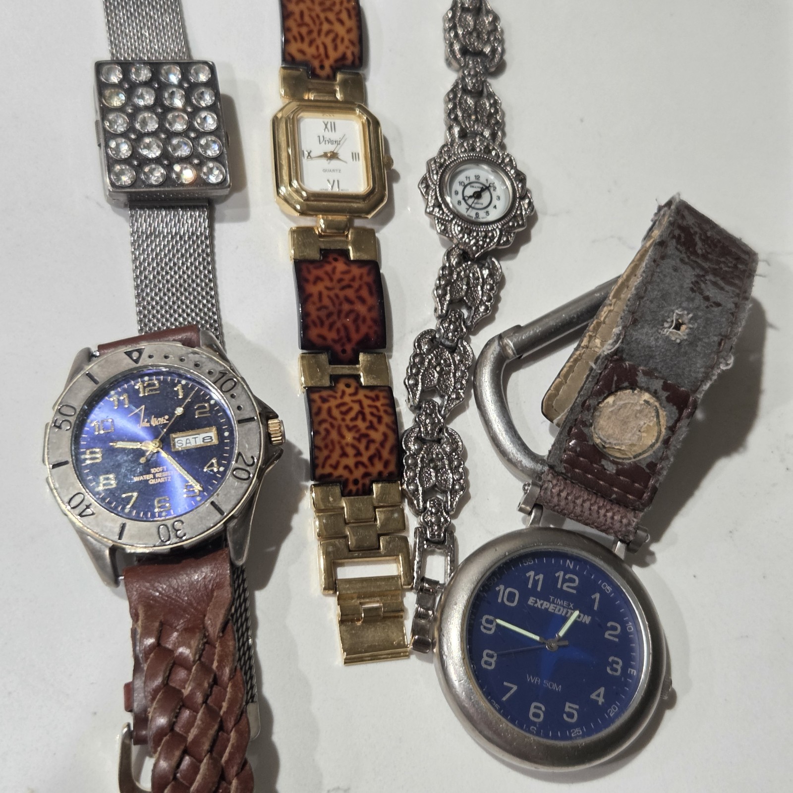 Men & Ladies Watches lot of #2. 40 Great Working Watches Various Brands PO