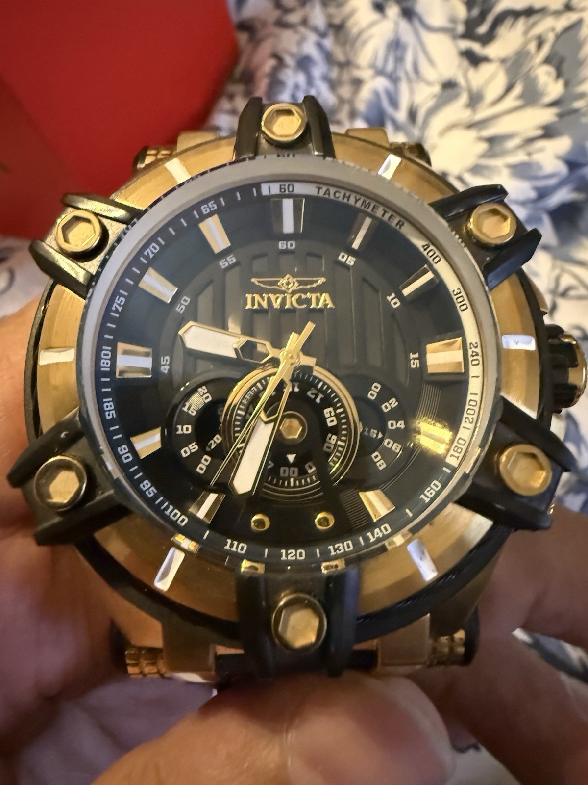INVICTA NEW SHOP WORN WATCH BOLT 30040 52MM QUARTZ 3 YEAR WARRANTY