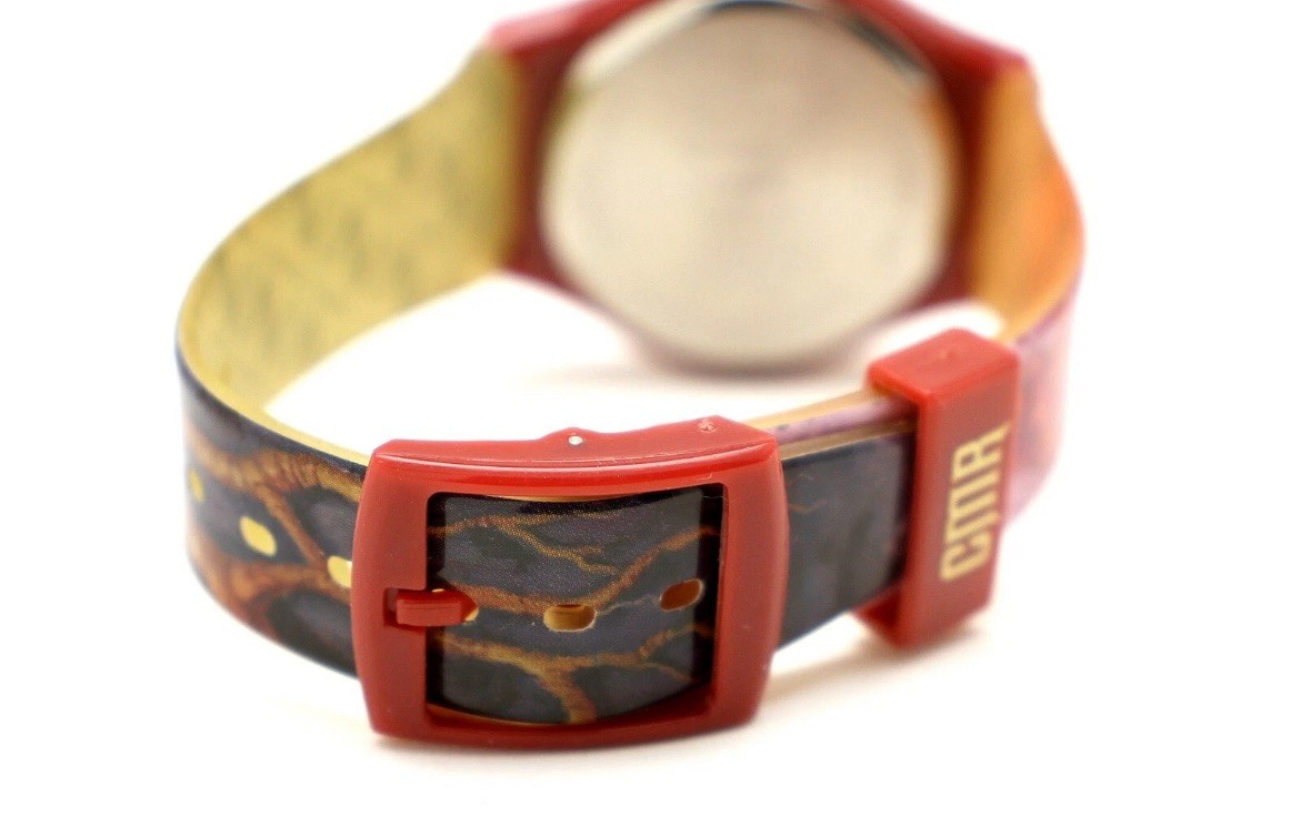 Chris Ryniak Limited Edition Vannen Artist Watch Red The Order of Things swatch