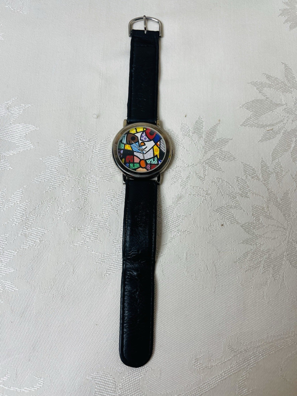 SUPER RARE 1993 ROMERO BRITTO “Big Eyes” Neo-Pop Art Watch 464/1500 Works Great