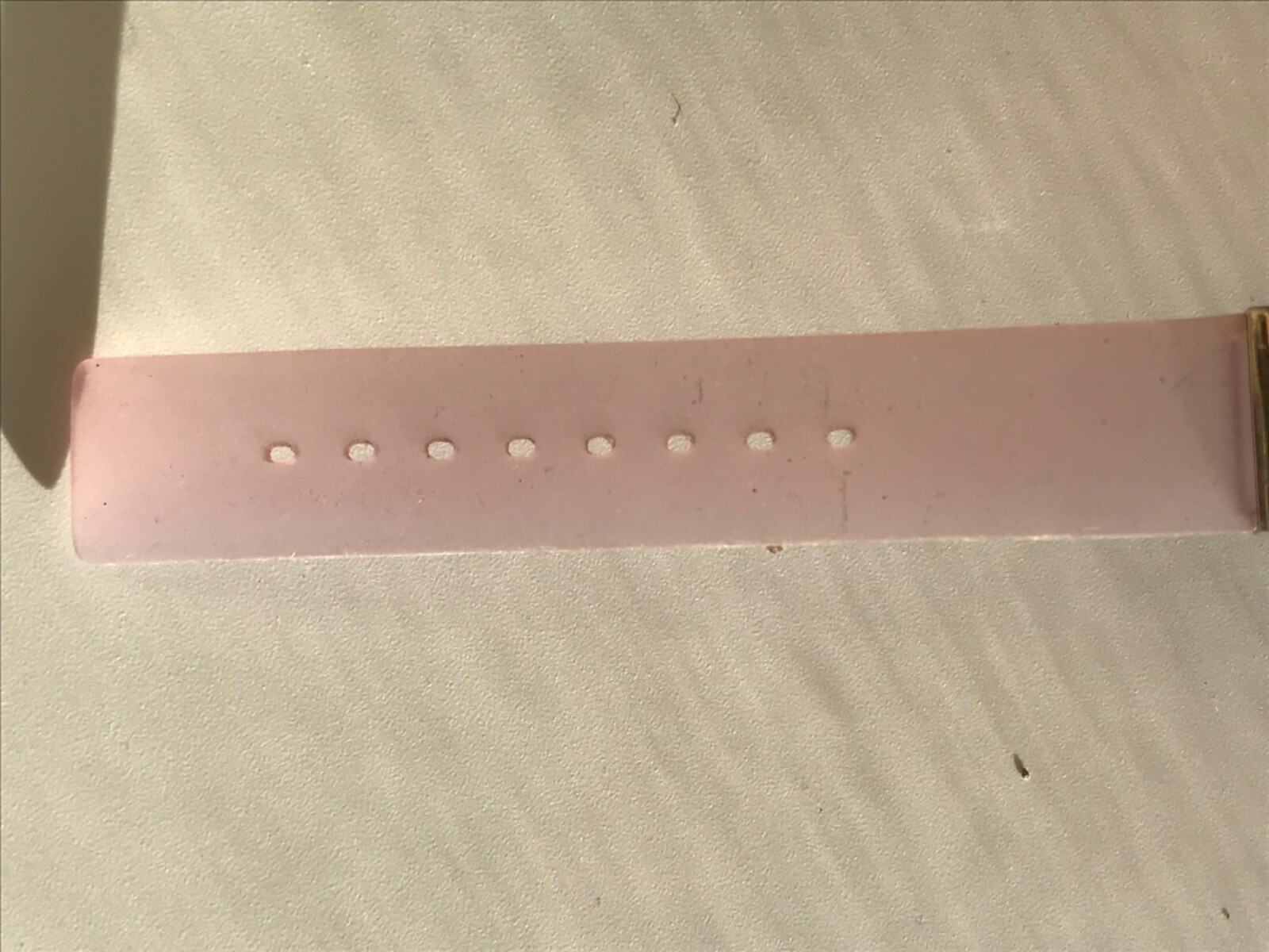 Vintage retro rectangle lilac, rubber Stainless steel watch