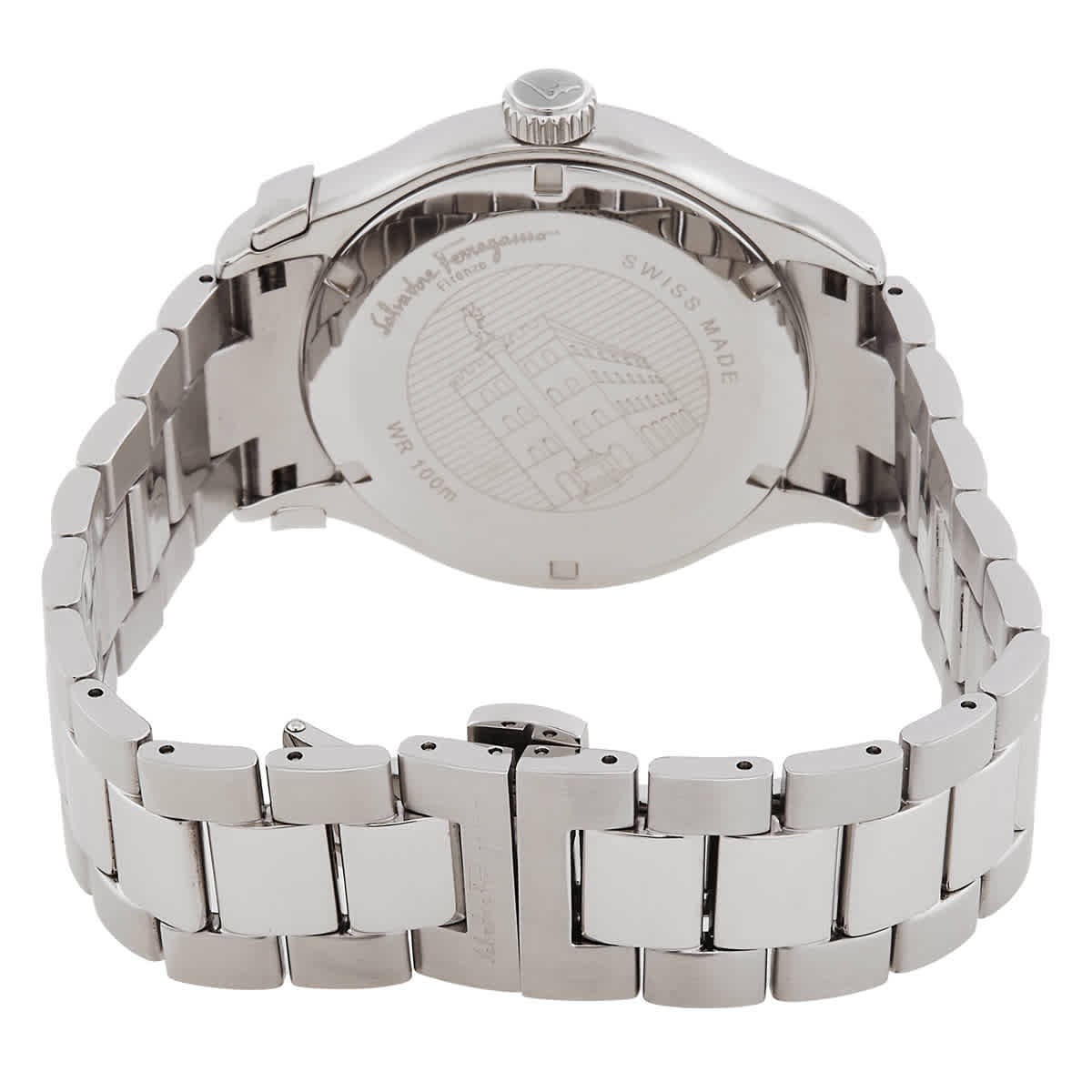Ferragamo 1898 Sport Quartz White Dial Pepsi Bezel Men’s Watch SFYK00520