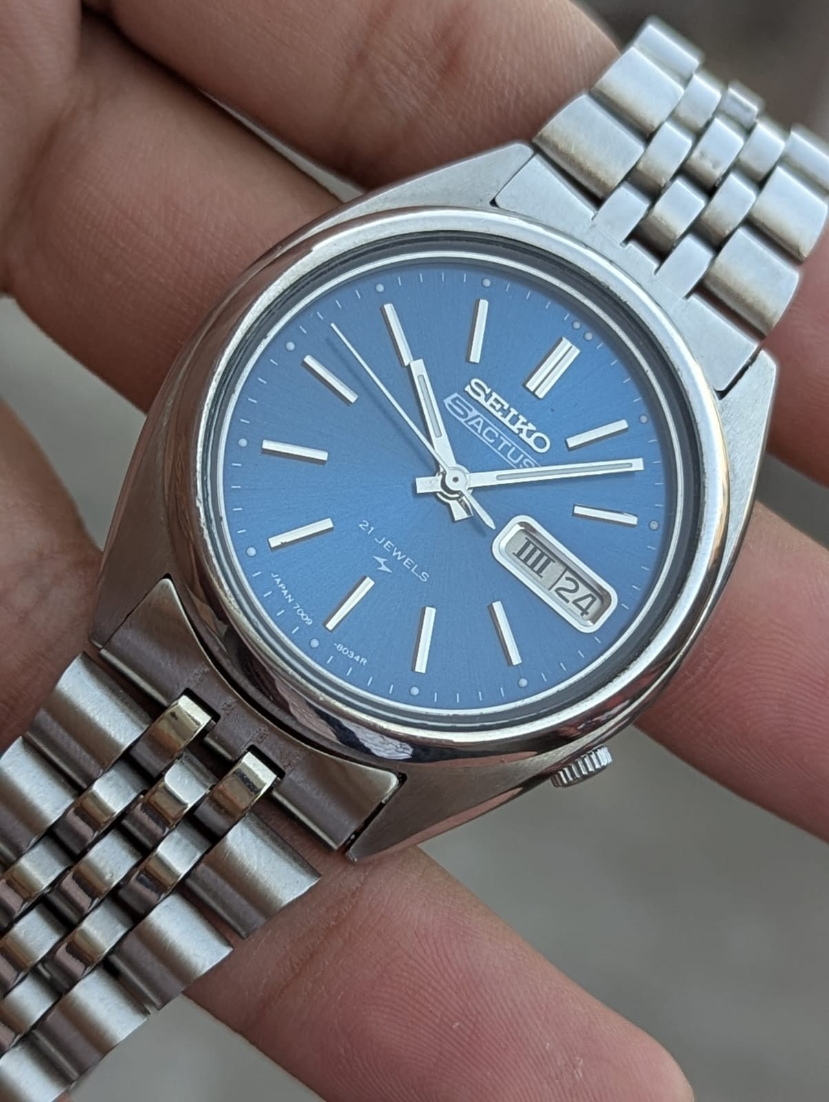 Seiko 5 Men’s Automatic Watches 7009 | Blue Dial | Japan Made
