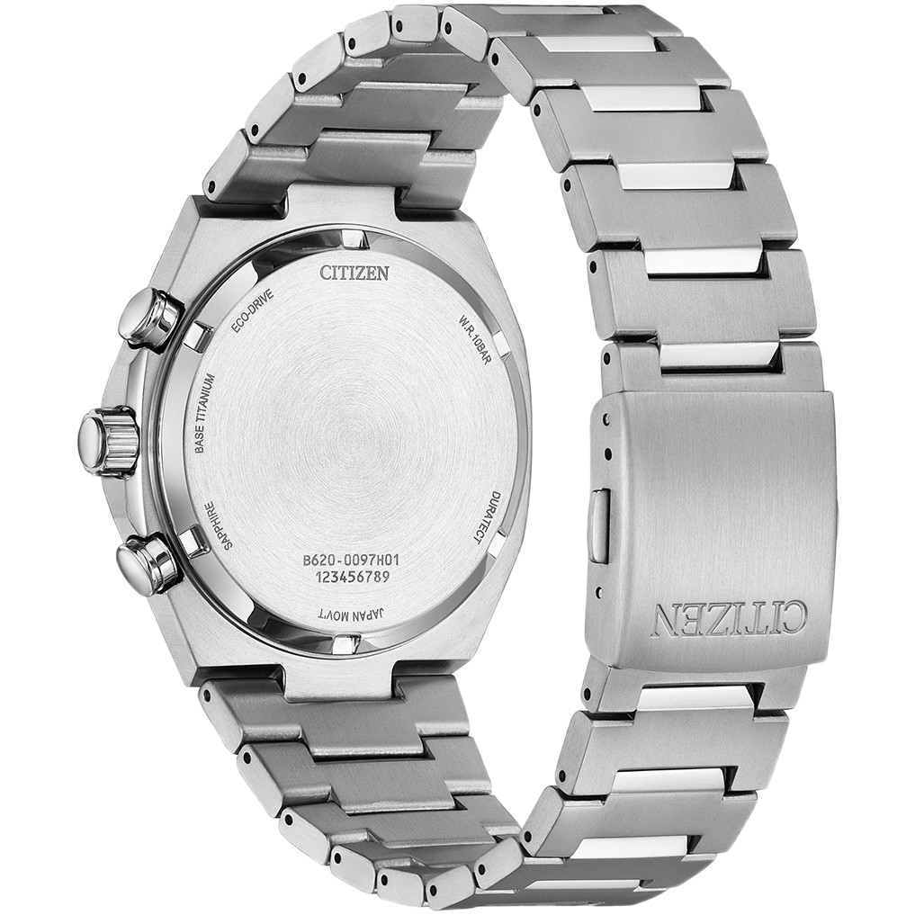 CITIZEN CA4610-85L «ZENSHIN» CHRONOGRAPH SUPER TITANIUM BLUE DIAL WATCH