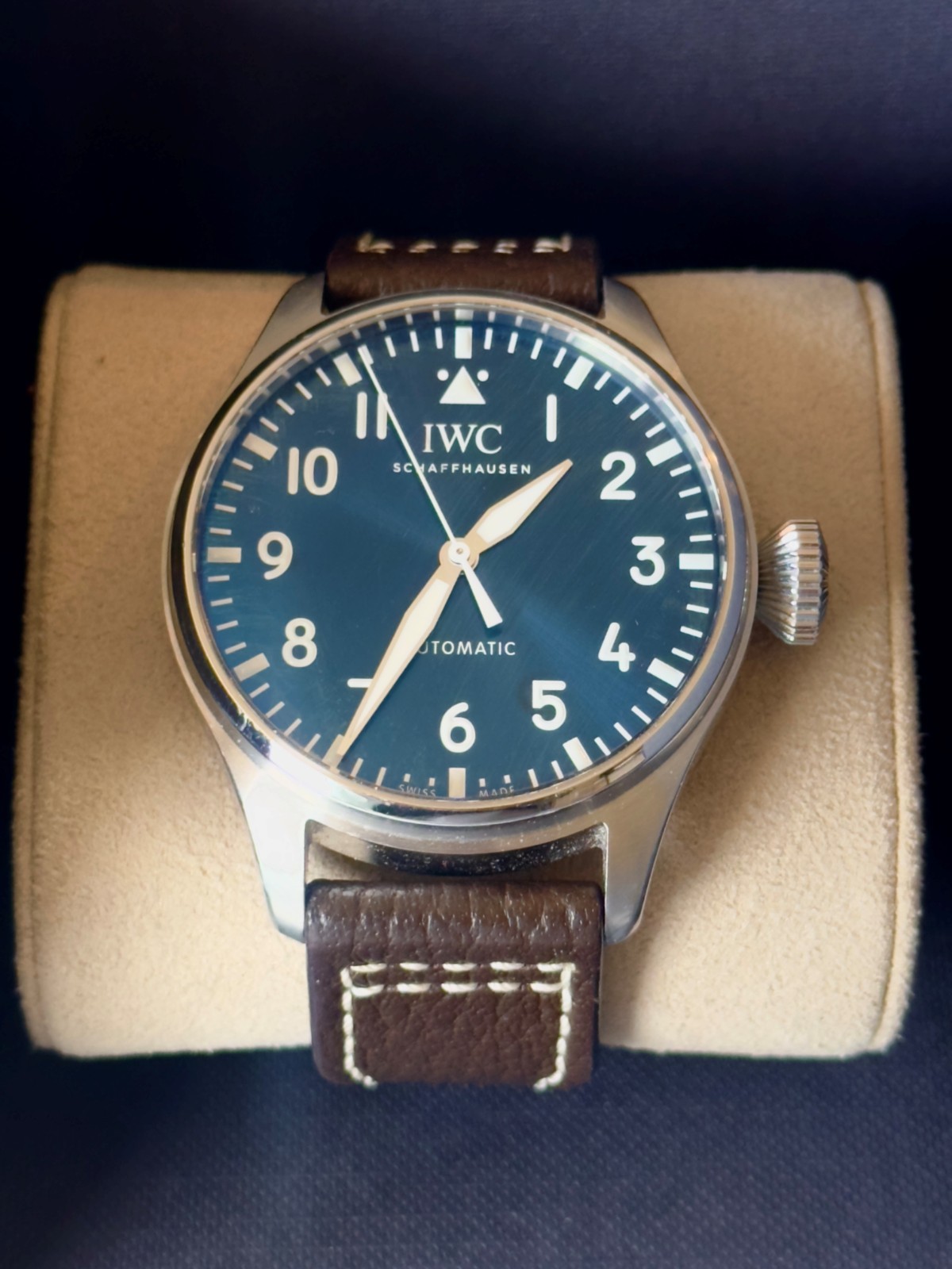 IWC Big Pilot Watch (43 mm) Blue Men’s Watch – IW329303, Located in Texas