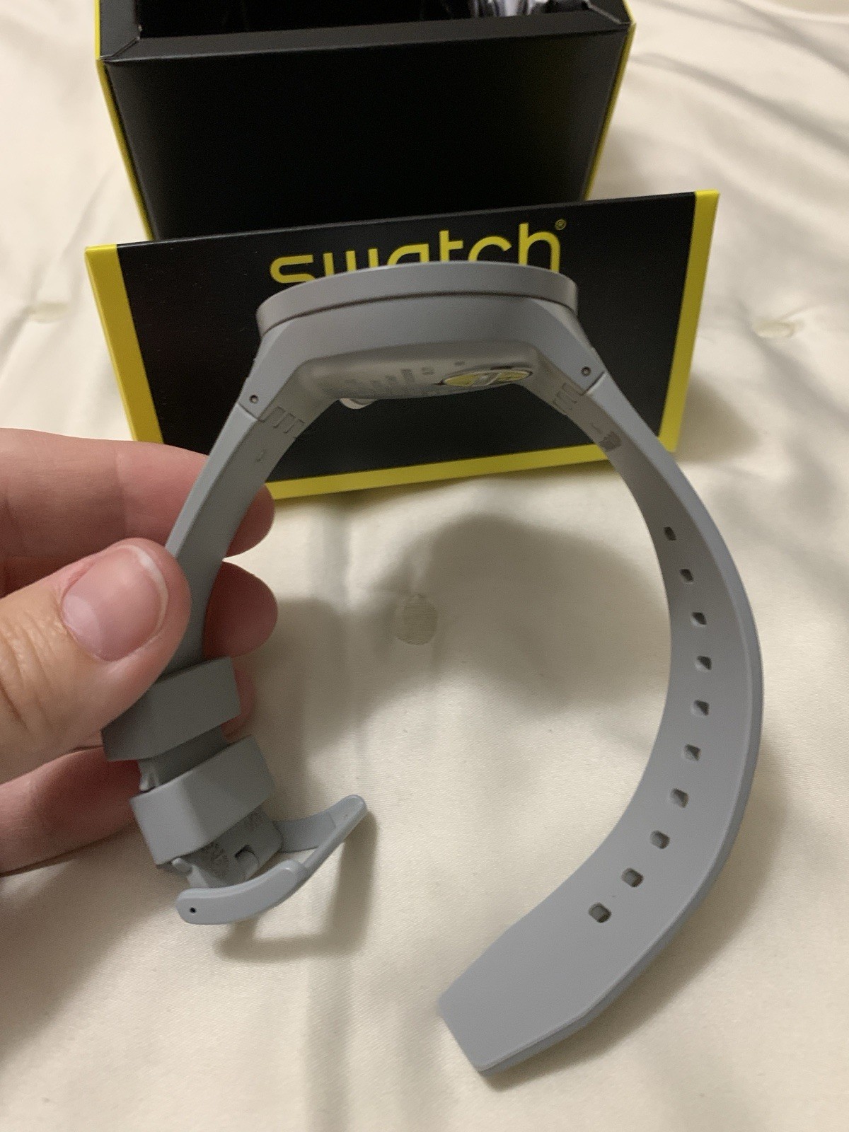 Swatch Big Bold Next Bioceramic 47mm Gray w/ Box
