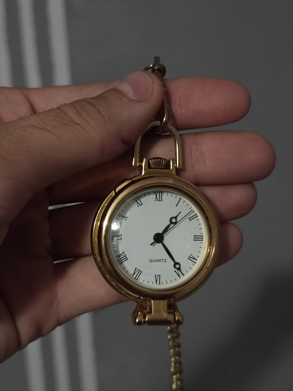 Watch Unknown Analog Quartz Women Showa Retro Magnifying Glass Pocket Watch