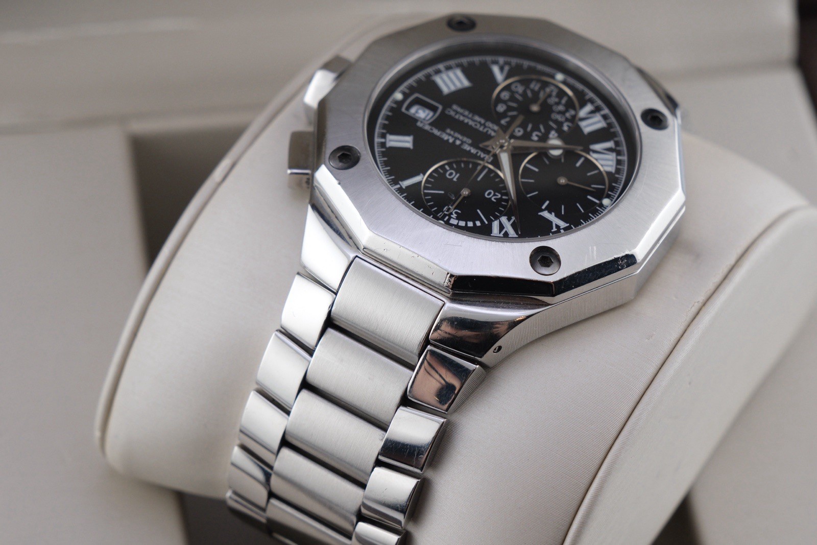 Baume & Mercier Riviera 65541 Chronograph Date Automatic Clean 43mm 7”