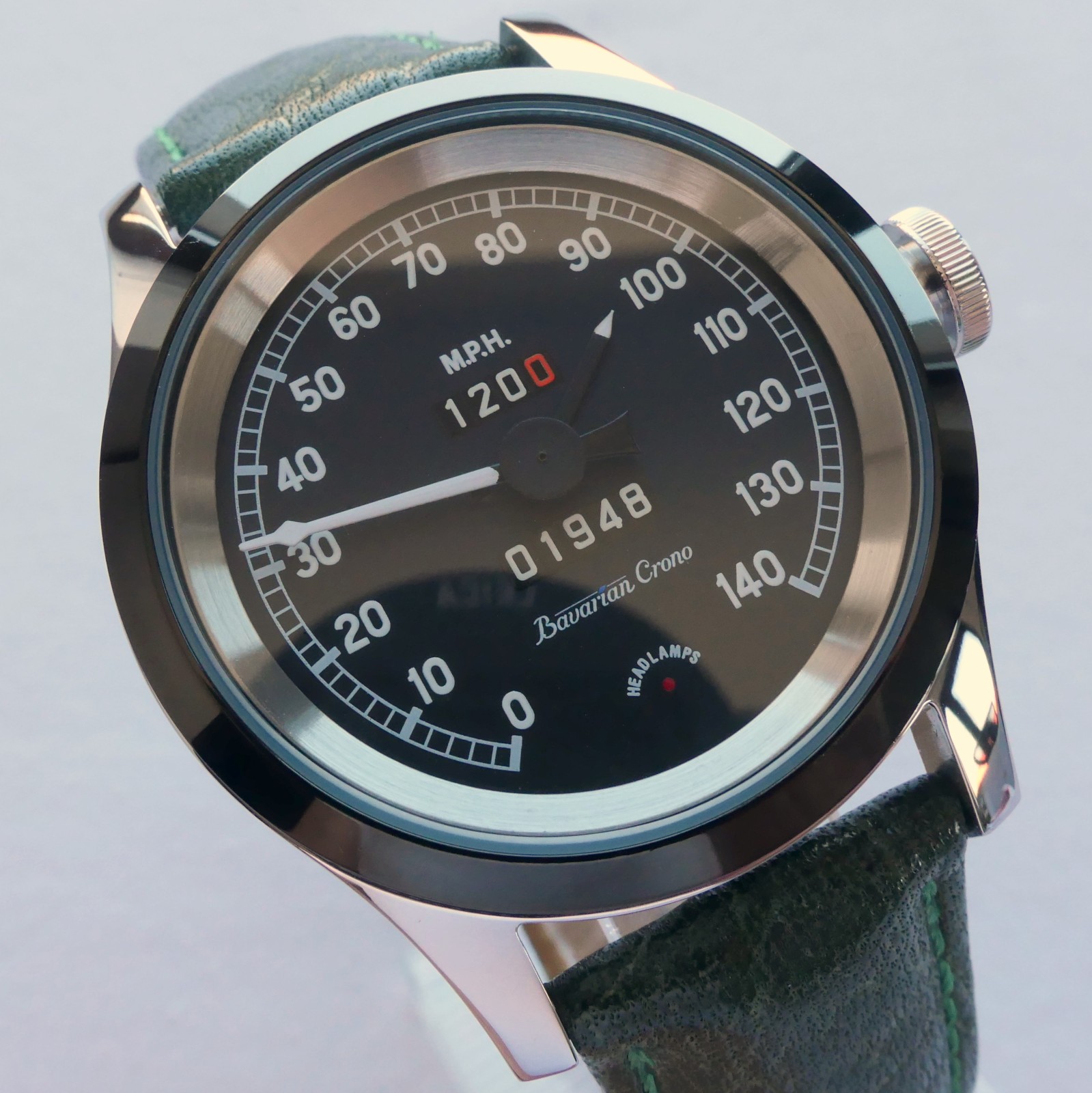 Jaguar XK120 XK 120 Classic British Sport Car Speedometer Accessory Swiss Watch