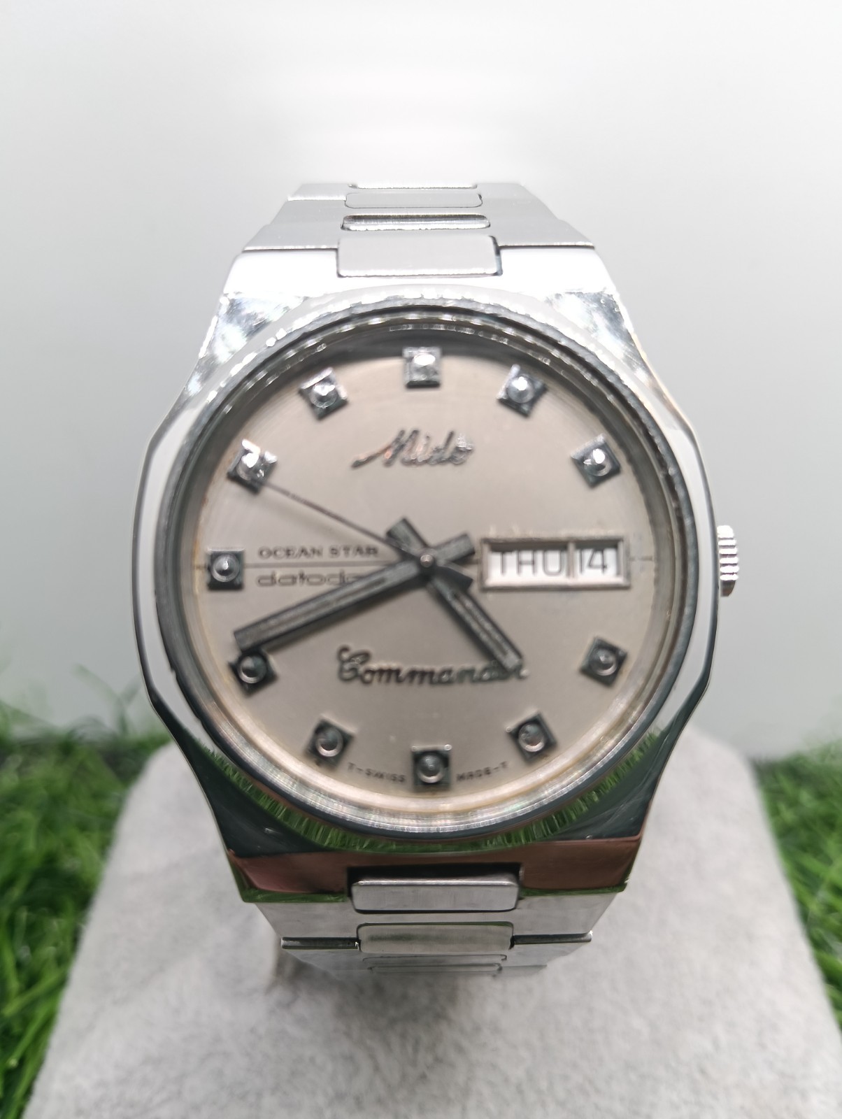 Vintage Mido Commander Ocean Star Datoday 8018