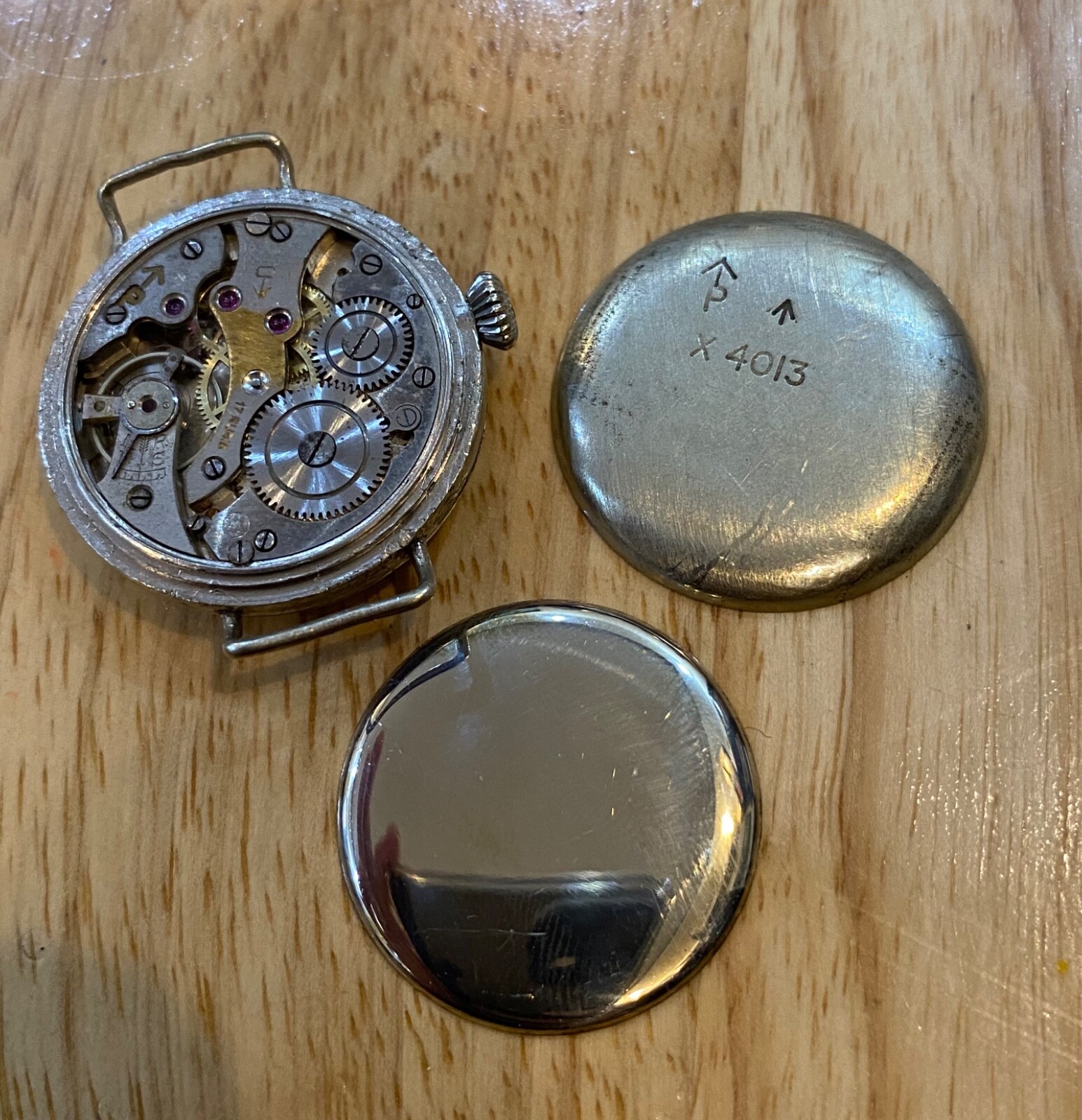 vintage early PAF Issued West End Watch Co Trench WW Army Pakistan PLS READ