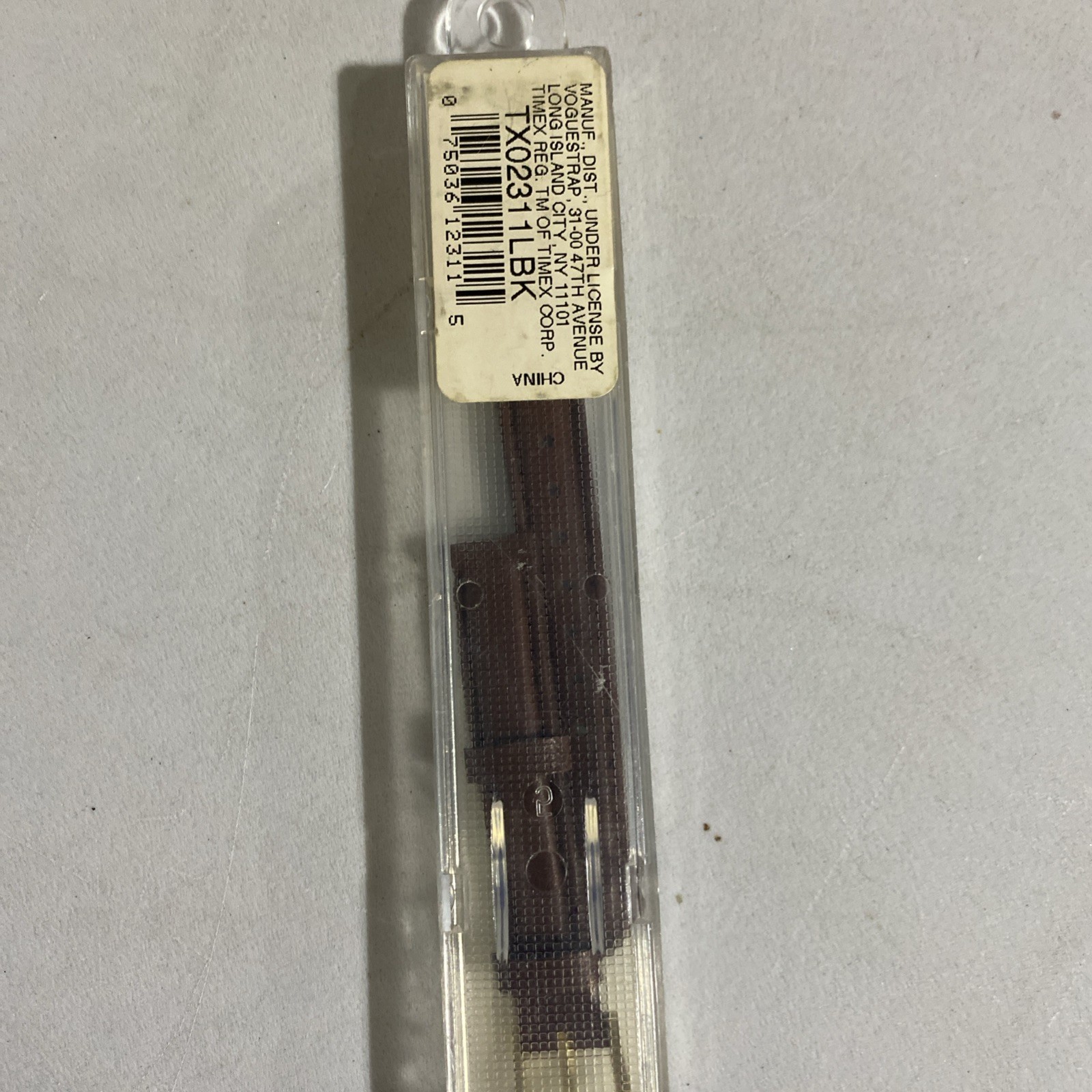 11mm Vintage Timex Genuine Calf Leather Watch Band – Black – Women – NEW! Brown
