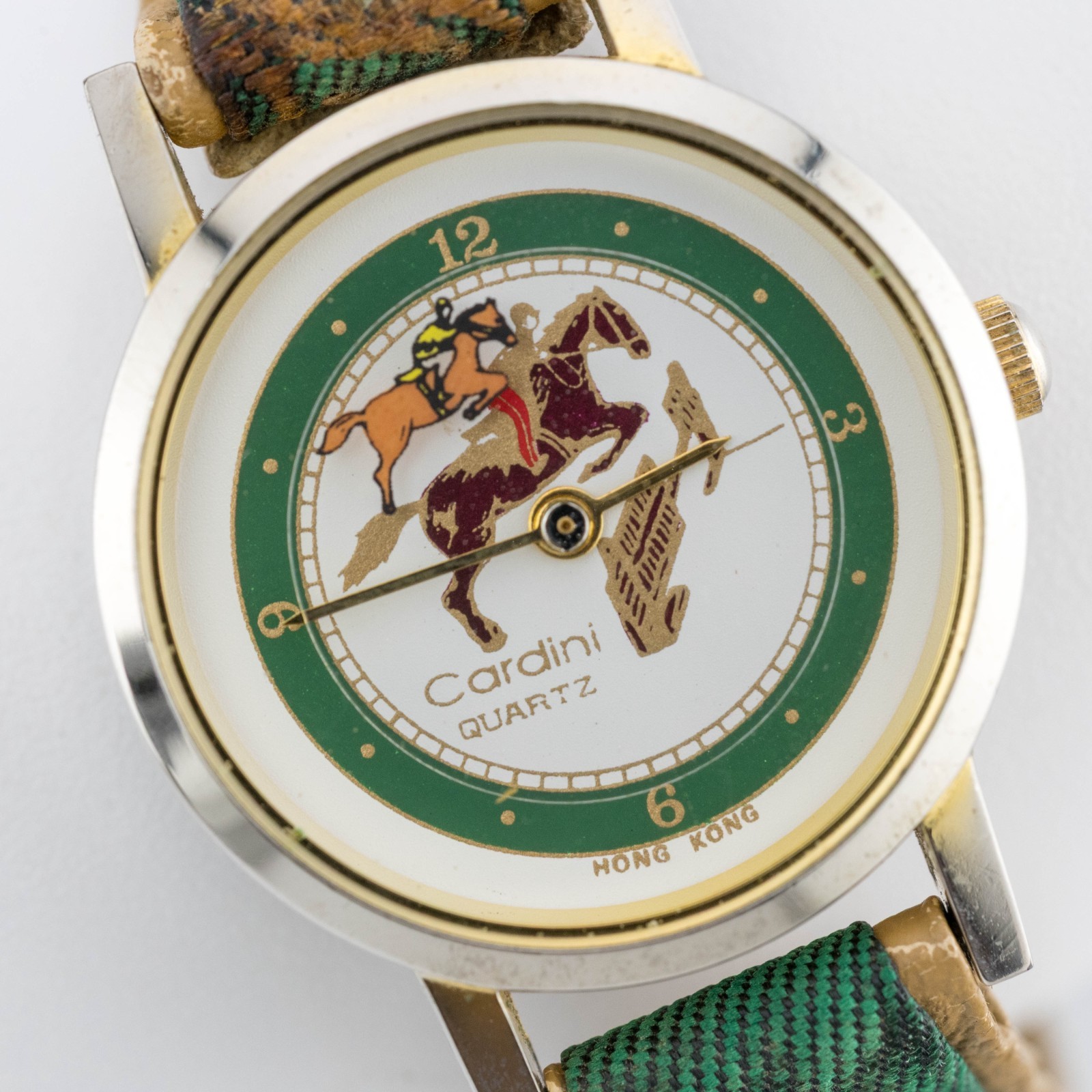 Vintage Cardini Genuine Leather Quartz Analog Women’s Watch New Battery