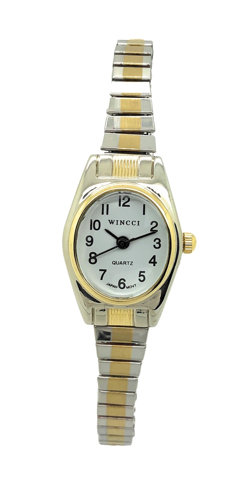 Wincci Ladies Classic Small Oval Stretch Elastic Band Analog Quartz Watch