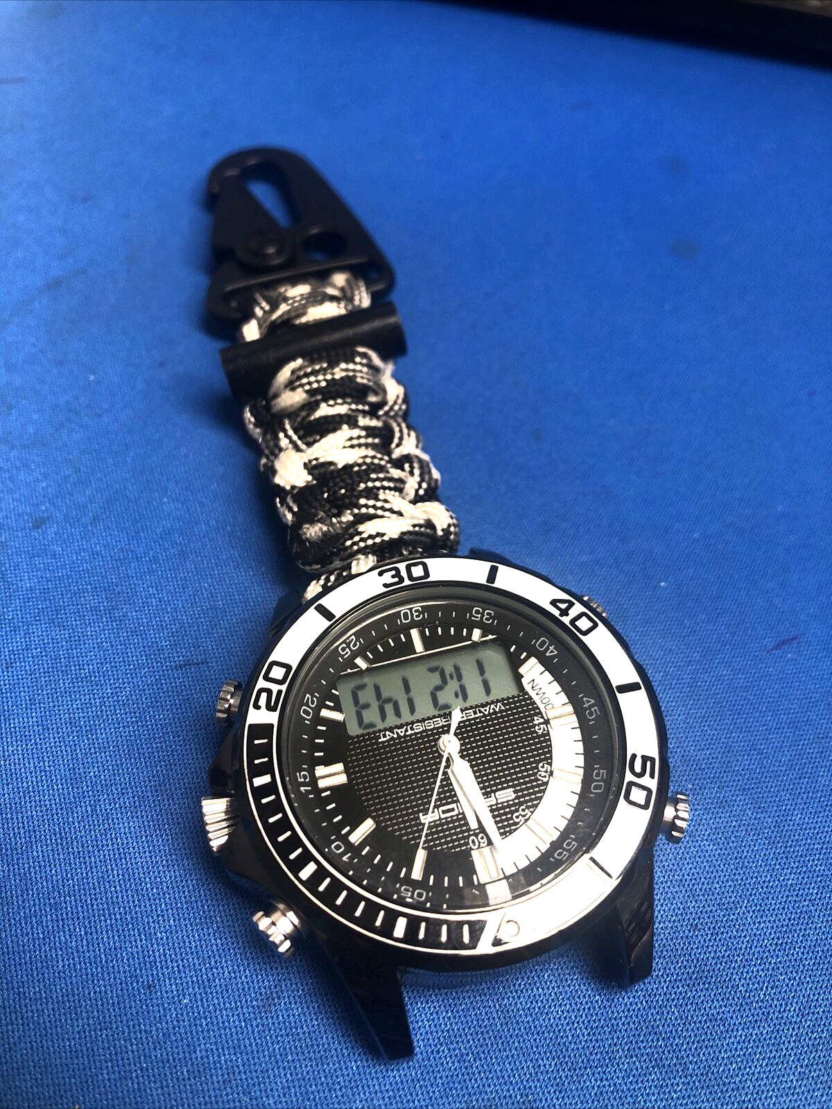 NICE SANDA SD-003 DUAL MOVT LED SPORTS WATCH