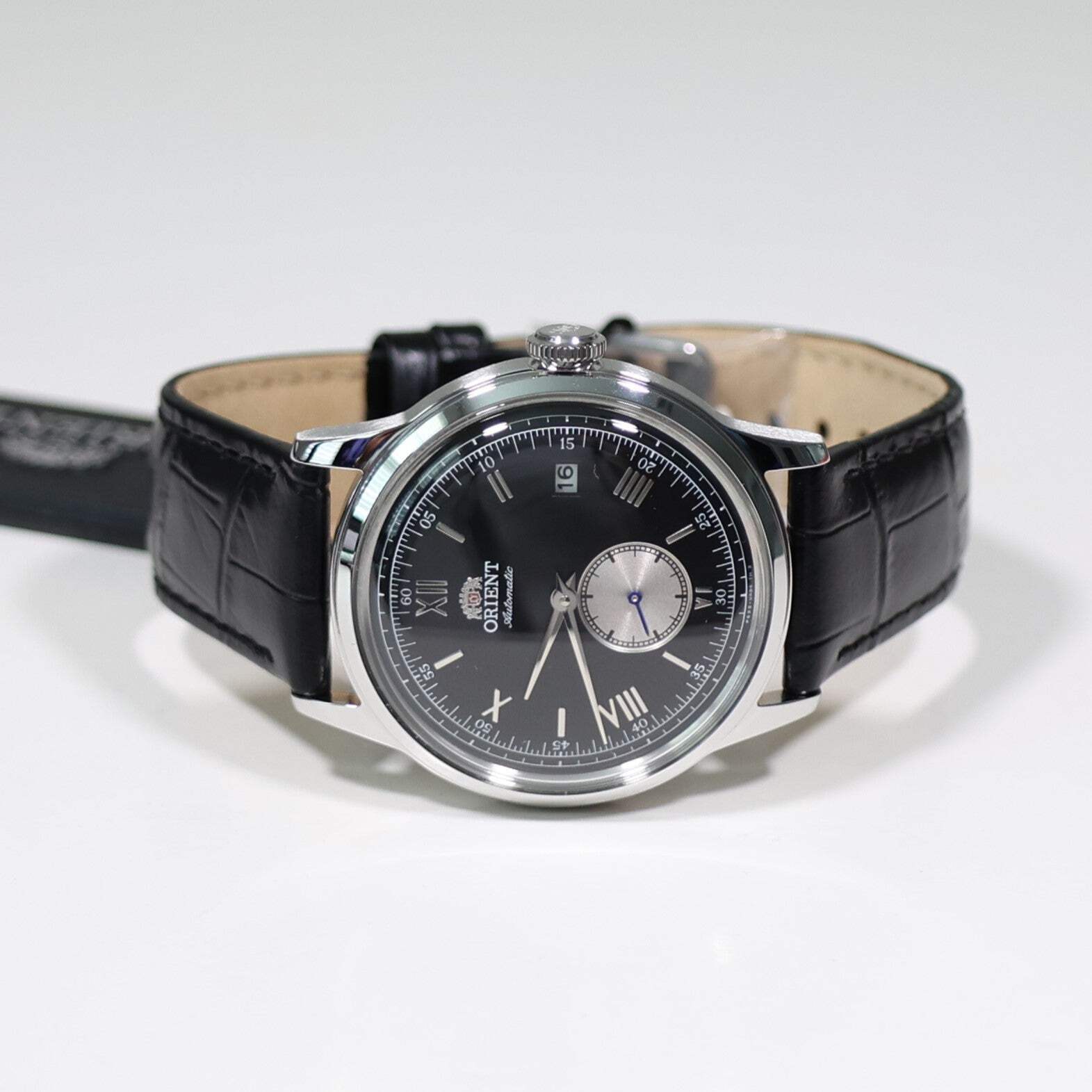 Orient Classic 38mm Black Dial Seconds Hand Automatic Watch RA-AP0101B