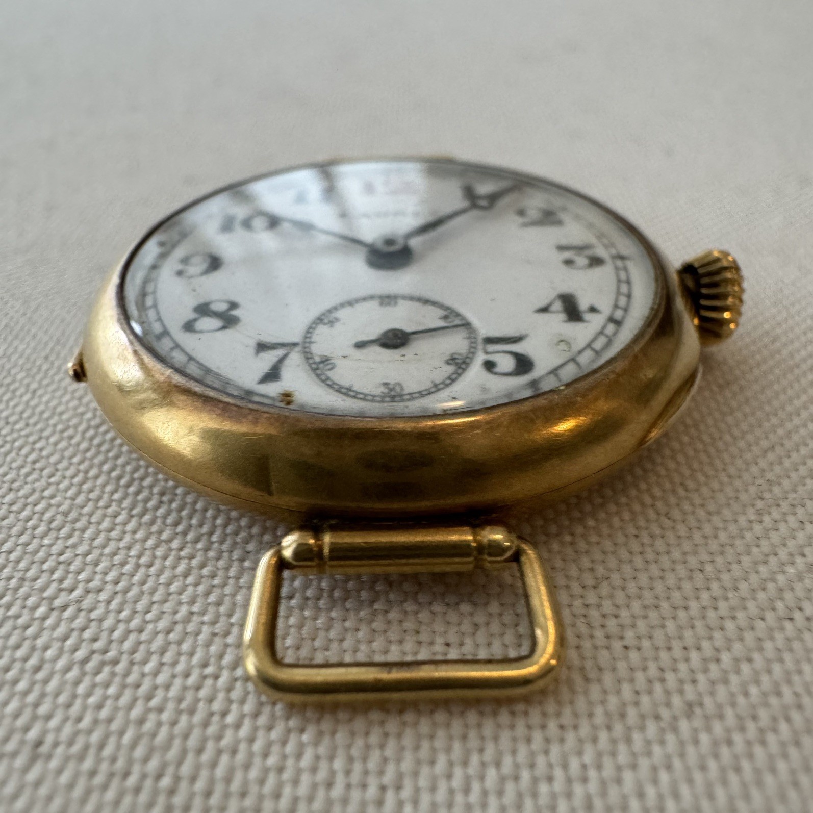 Antique Laurel (Seiko) ‘1913’ Manual Wind Wristwatch – 18K Yellow Gold