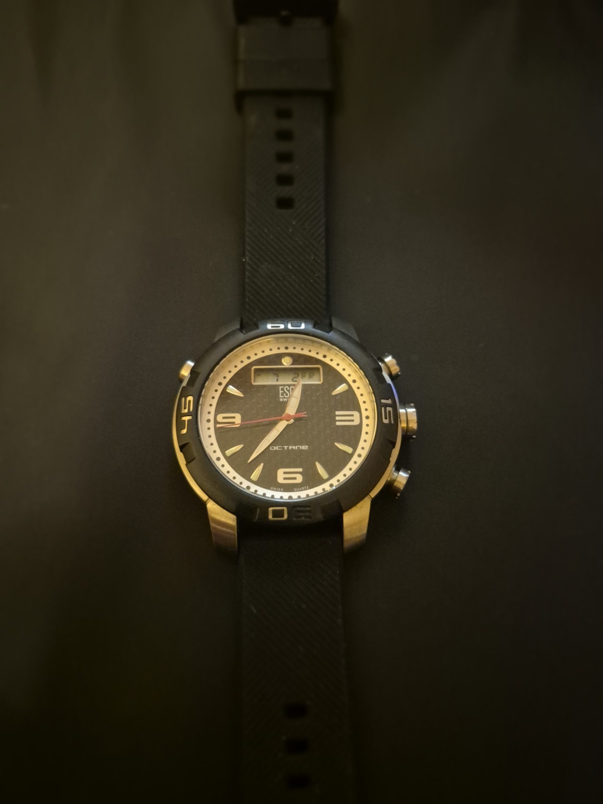 Esq Swiss by Movado Octane Silver Quartz Watch