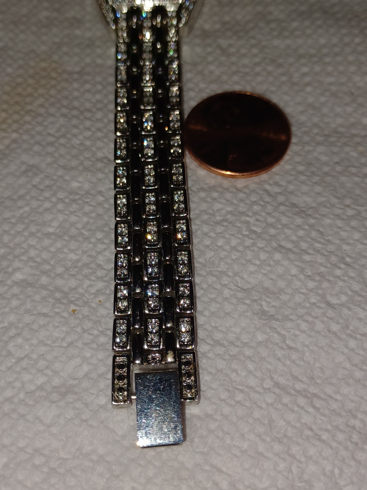 Nolan Miller Womens Beautiful Rhinestone Watch