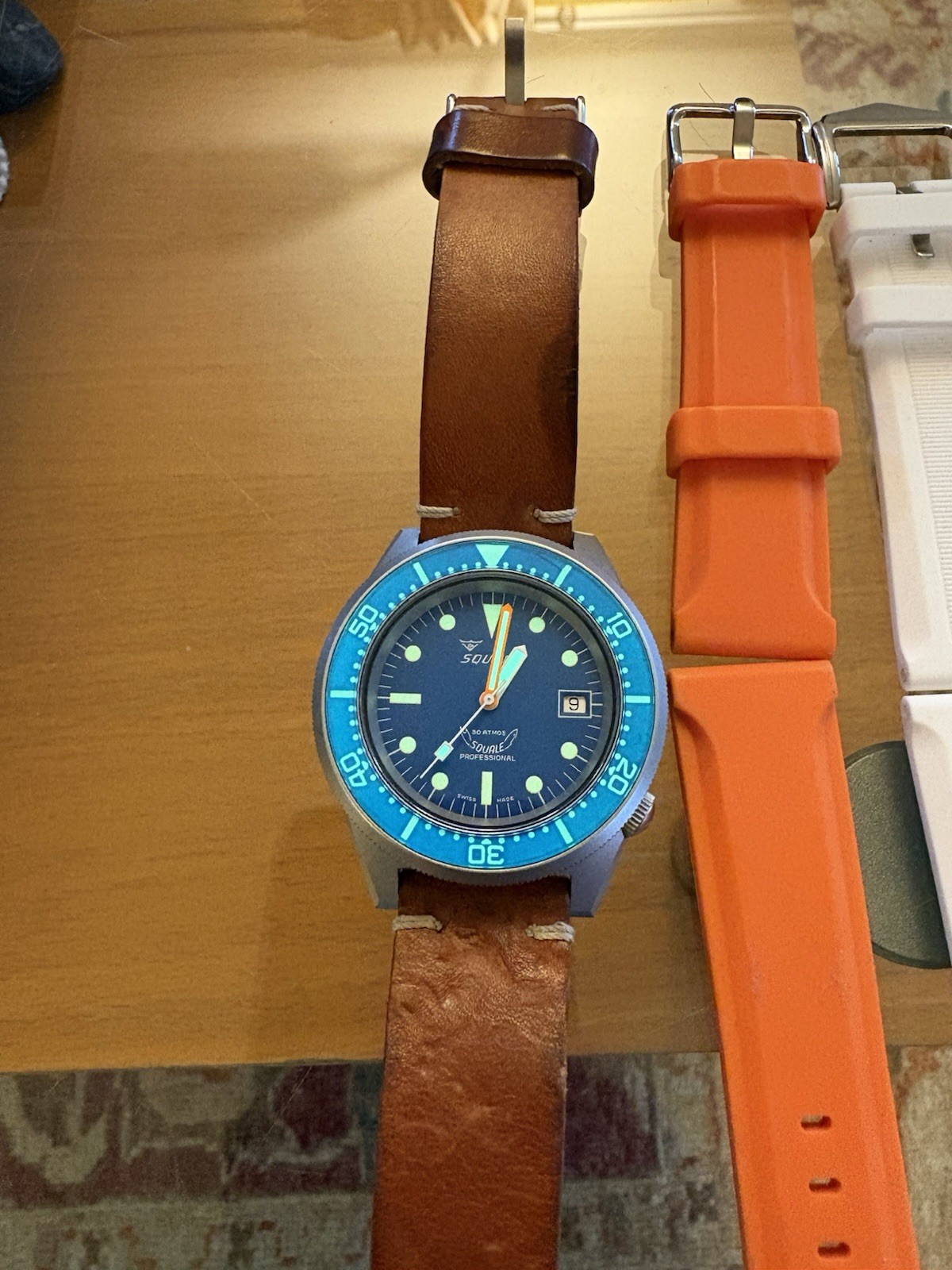 Squale 1521 50 Atmos Blasted Blue