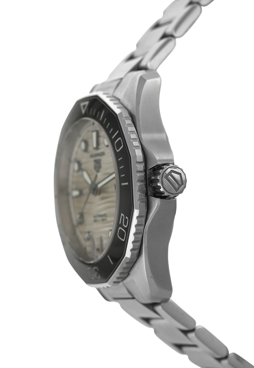Tag Heuer Aquaracer WBP231C-0 Wave Dial Date Steel 36MM Ladies Automatic