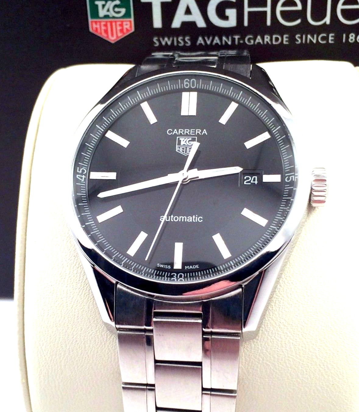Tag Heuer Carrera Calibre 5 Mens Watch Automatic in Excellent Cond. WV211B ….