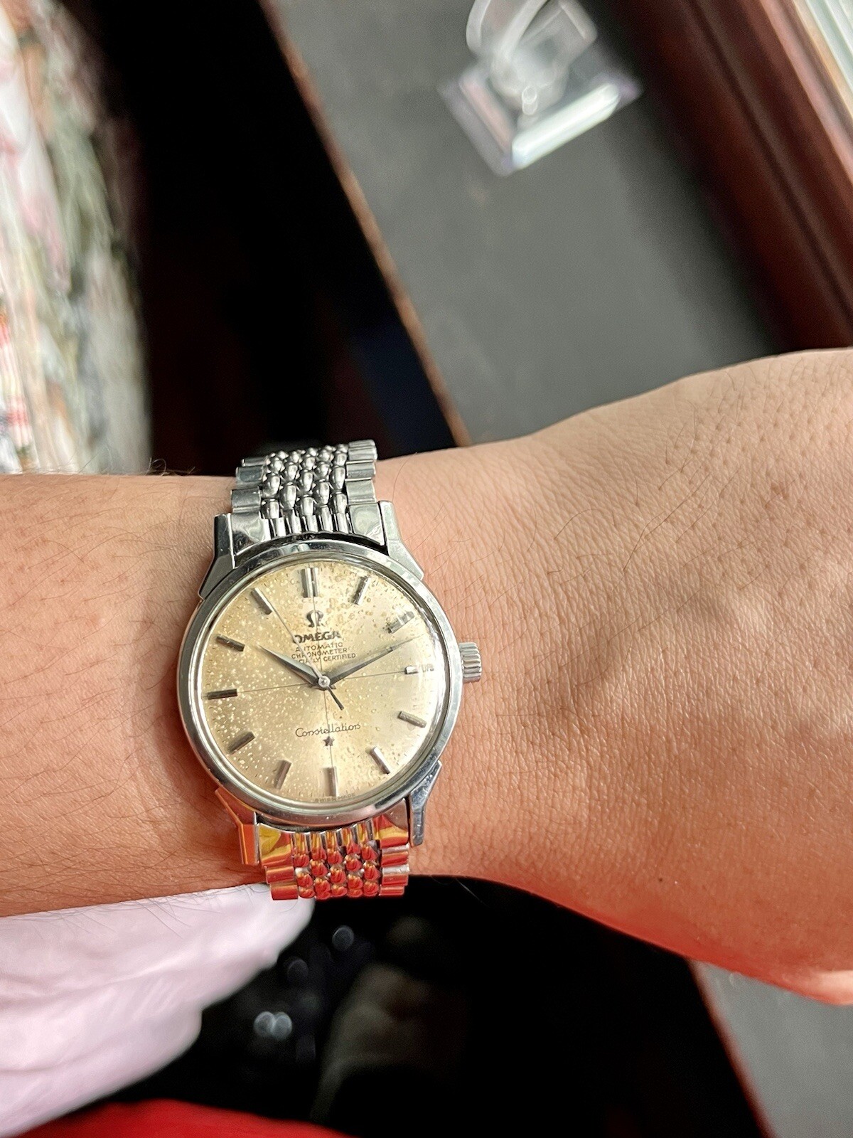 Vintage OMEGA Constellation Cal 551 Steel Automatic Mens Watch 167.005