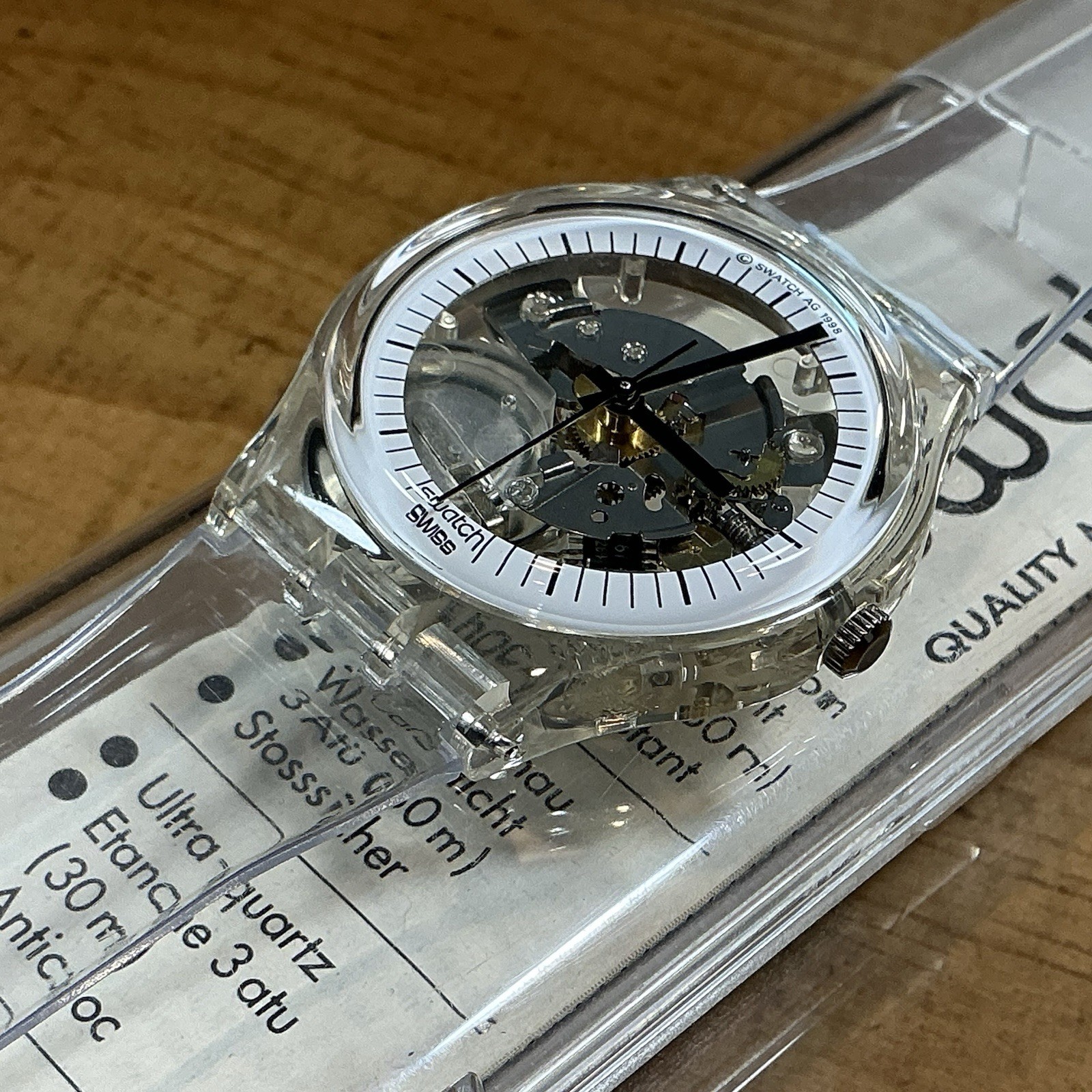 1998 JELLY FISH STYLE – SEE THRU – CLEAR [ NOS ] 34mm
