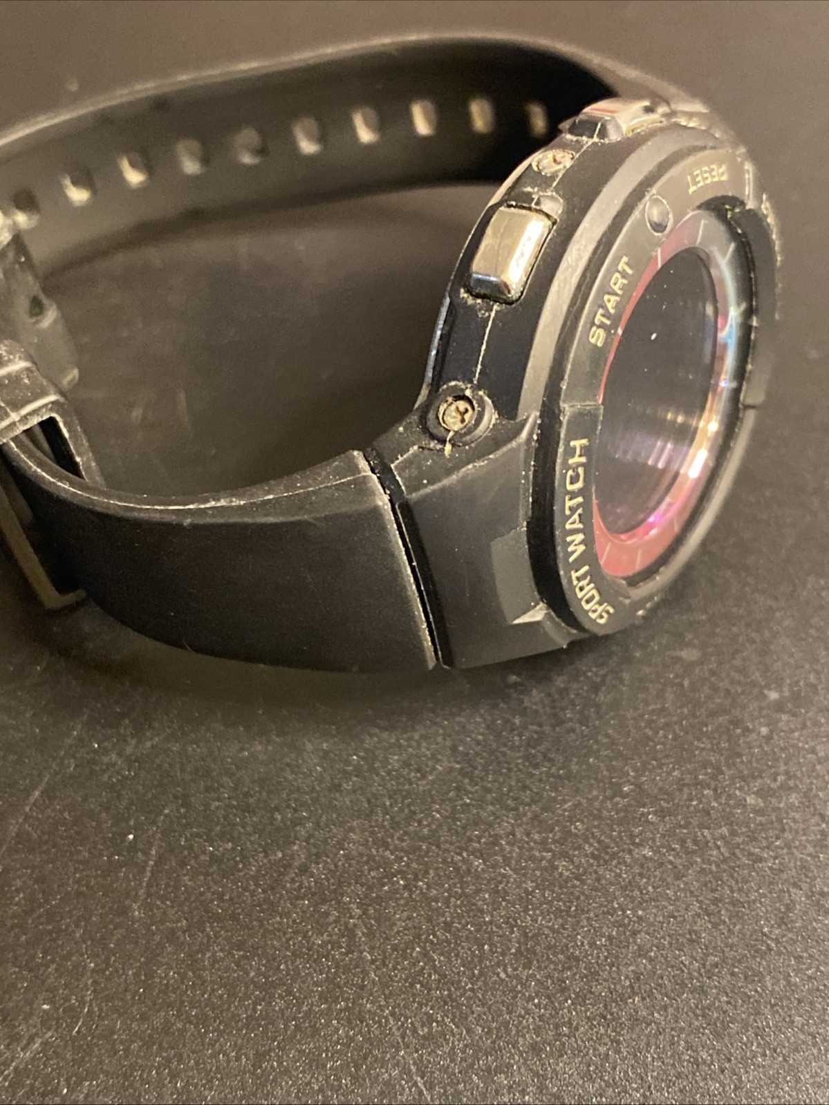 FMD Digital Sport Watch FMDOTT088 Black Rubber Band 5″-7″ New Battery