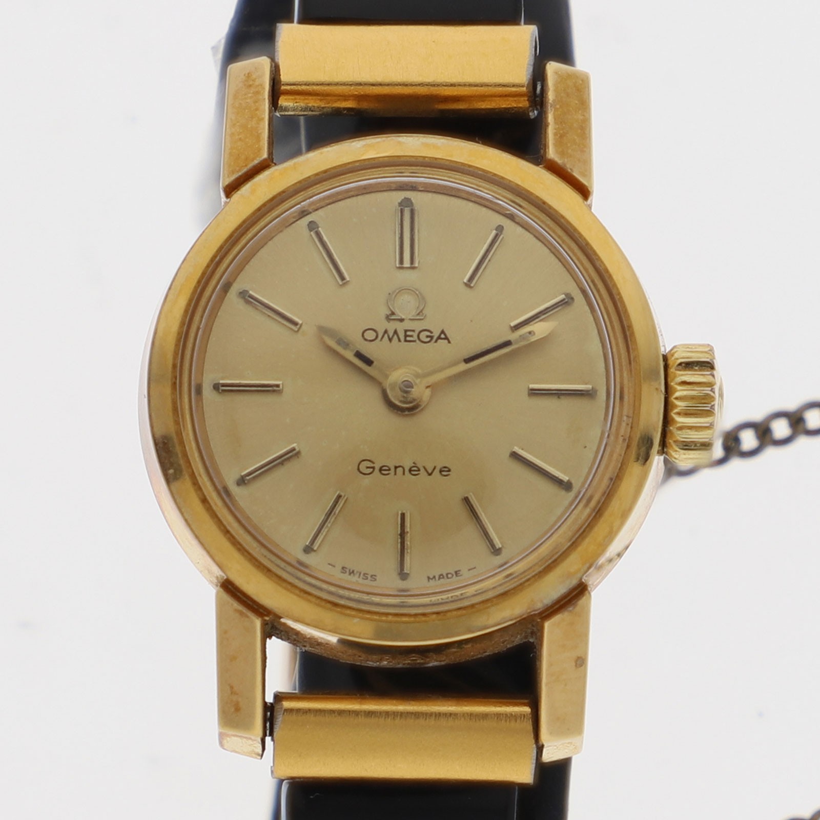 OMEGA Round 2 needles gold Dial Manual Stainless Steel Gold Plated resin