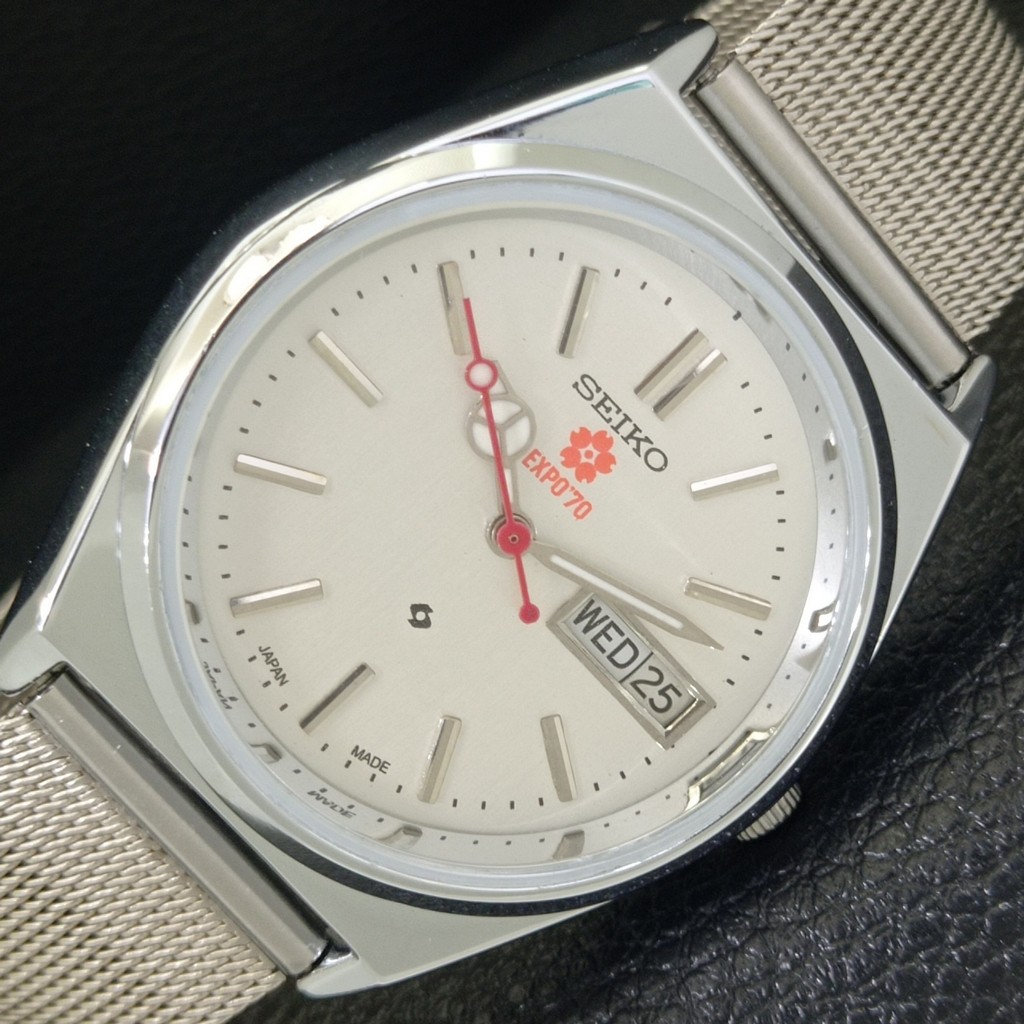 REFURBISHED VINTAGE SEIKO EXPO 70 AUTOMATIC 6309A JAPAN MENS WATCH a441775-7