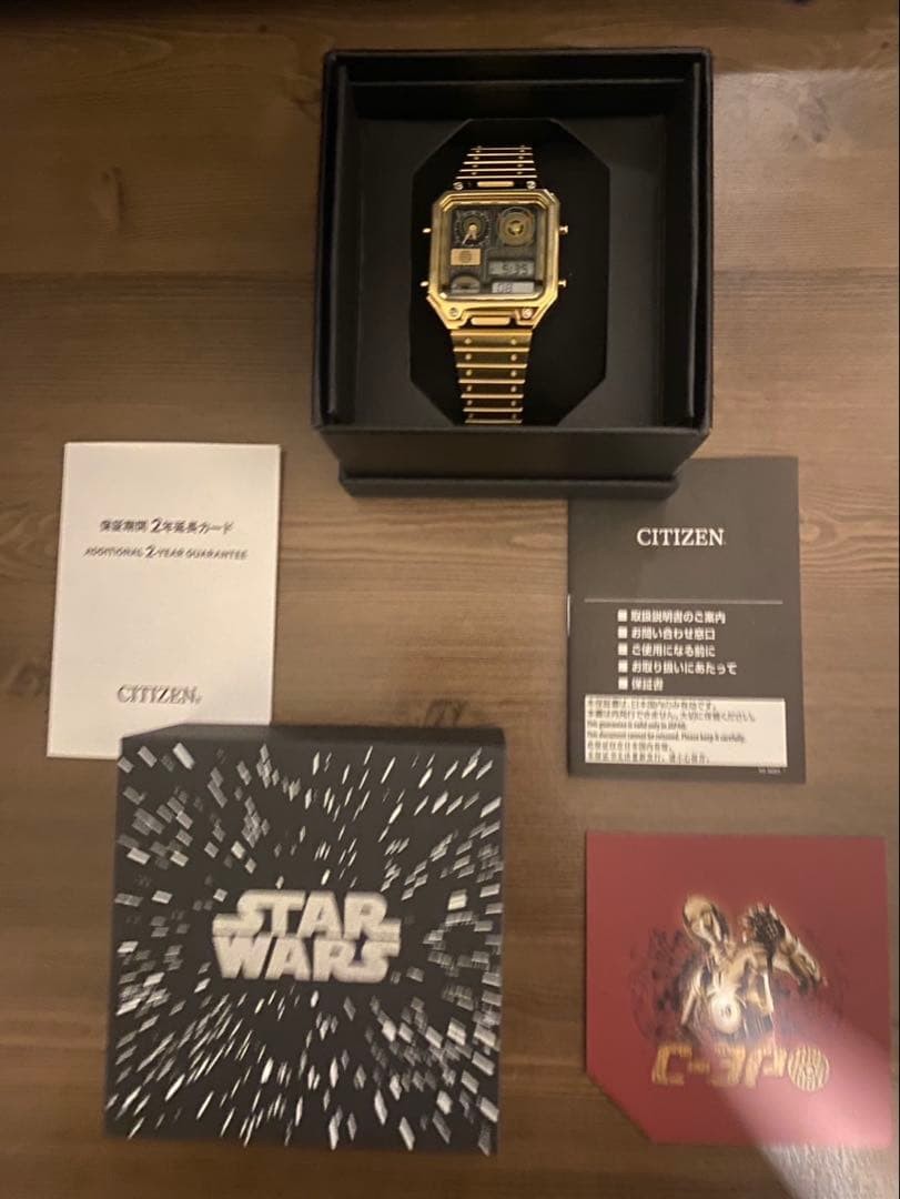 Citizen Star Wars Ana Degi Temp Watch C-3PO JG2123-59E Limited Edition Japan