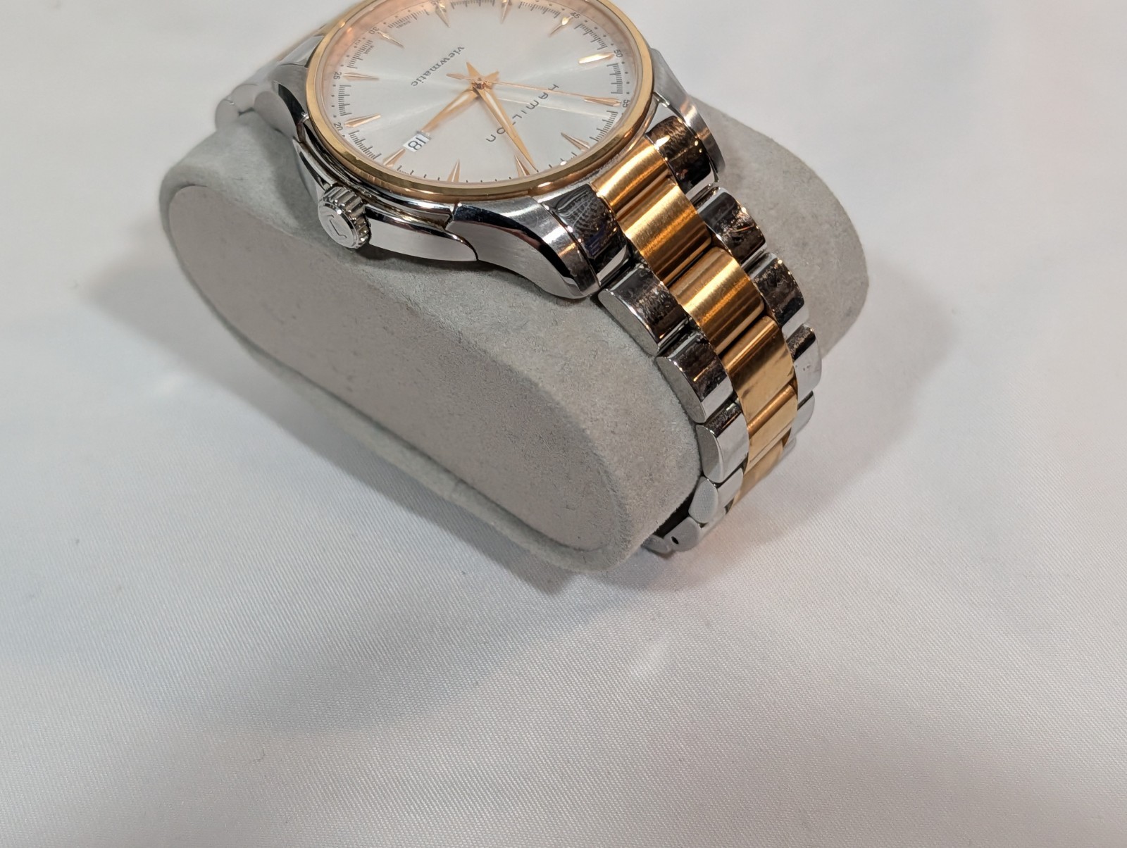 HAMILTON Jazzmaster Viewmatic H326550 Date Silver Dial Automatic Men ETA 2824-2
