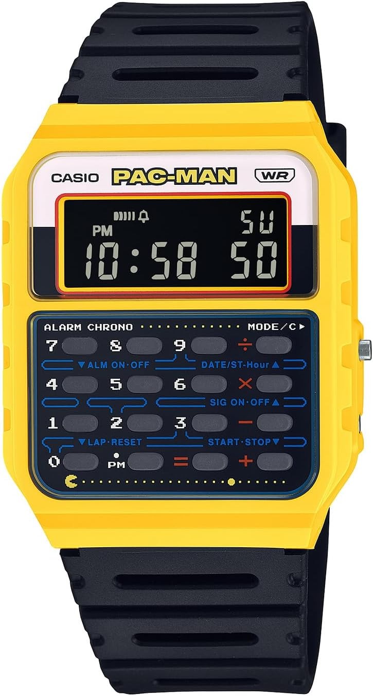 CASIO CLASSIC CA-53WPC-1BJR PAC-MAN Collaboration Limited Digital Watch 34.4mm