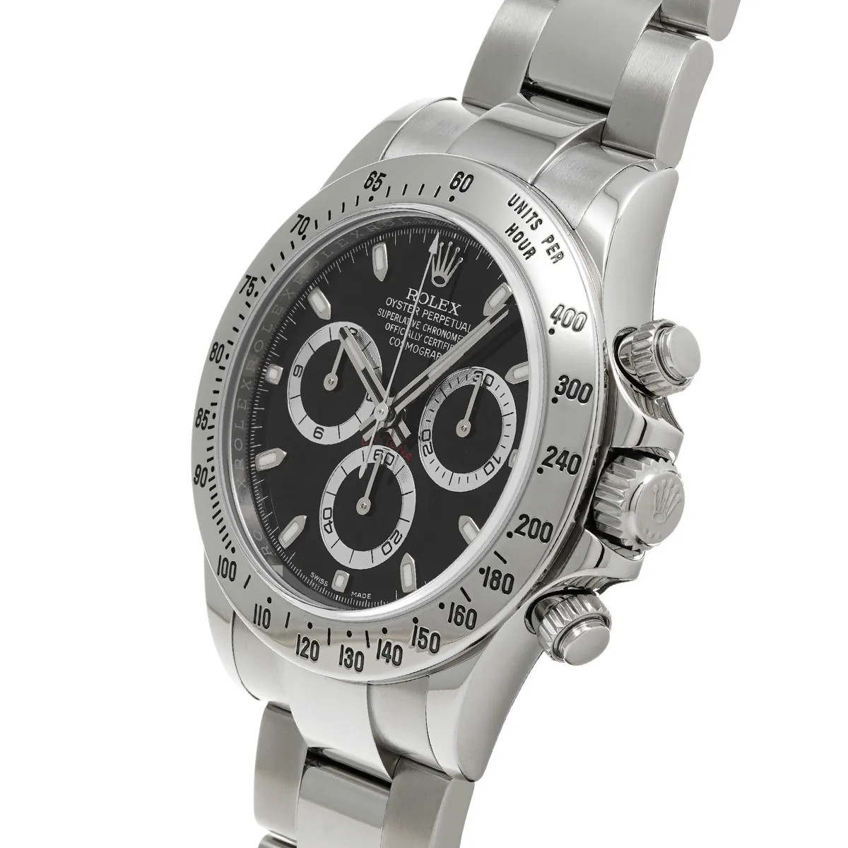 Rolex Cosmograph Daytona 116520 40mm Stainless Steel Black Wristwatch #WW6083