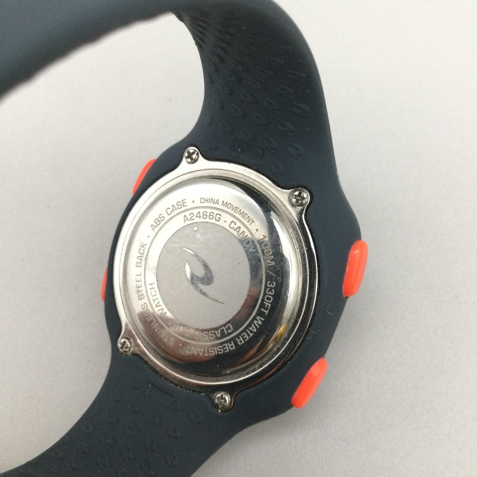 Rip Curl Candy 2 Womens Watch 34mm Black Orange Digital Silicone 100M Backlight