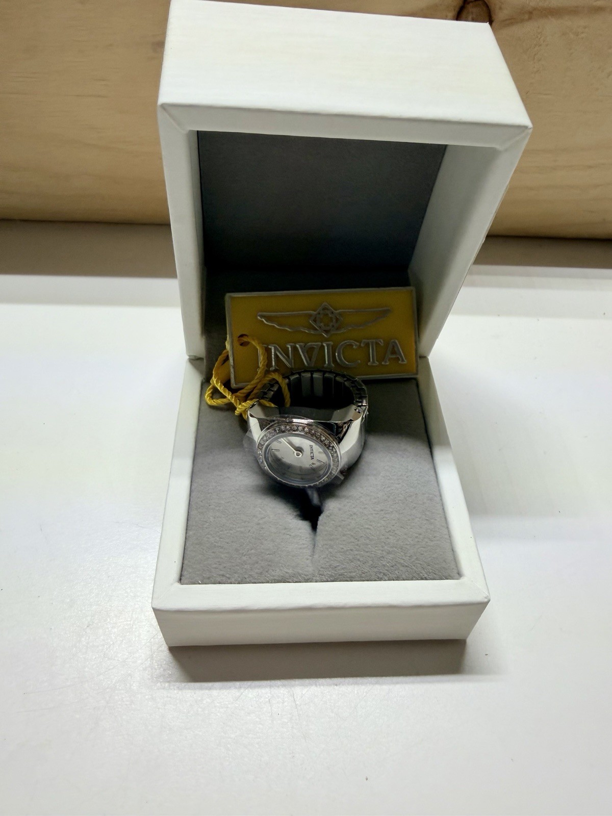 48943 – Invicta Mini Angel Women’s Ring Watch – 16.5mm, Steel (48943)