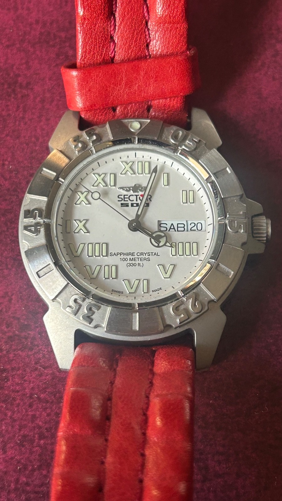Sector No Limits 500 Quartz Waterproof 100mt NOS