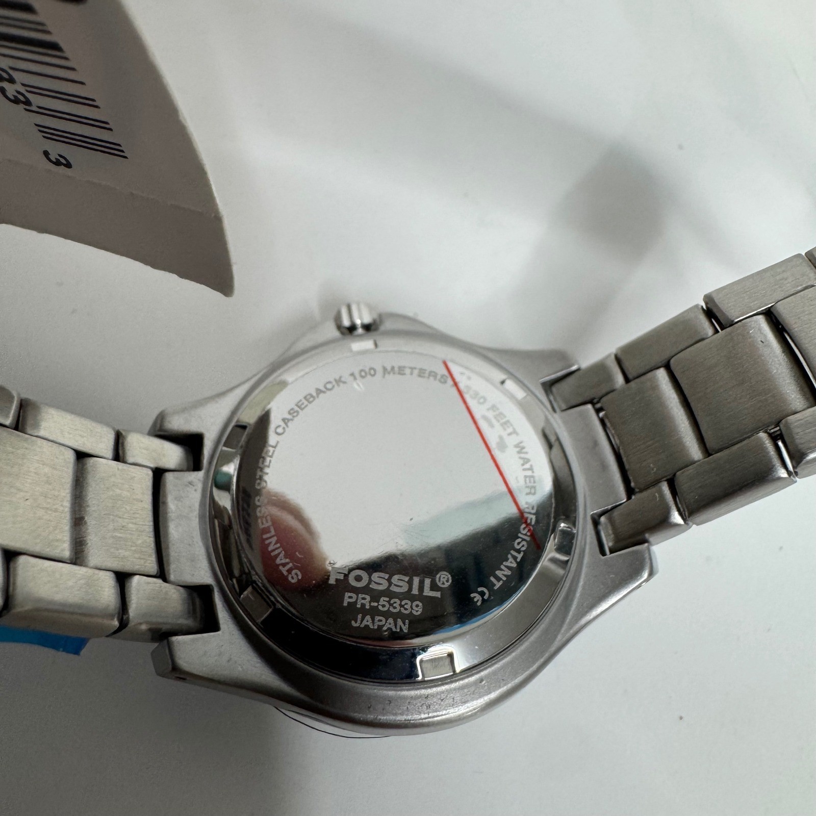 Fossil PR5339 Snap-On Special Edition Watch Stainless Steel Black Dial New