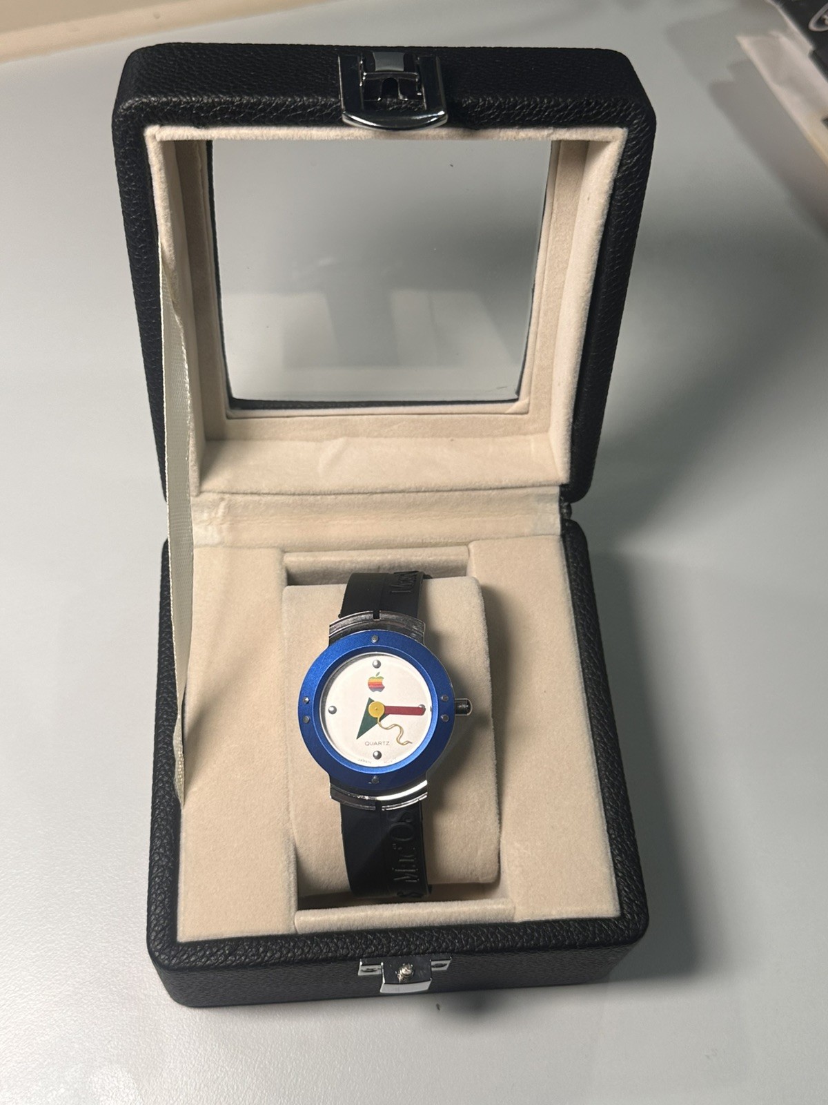 Apple Mac Watch 1995 Vintage Promo Quartz – WORKS! New battery and case!