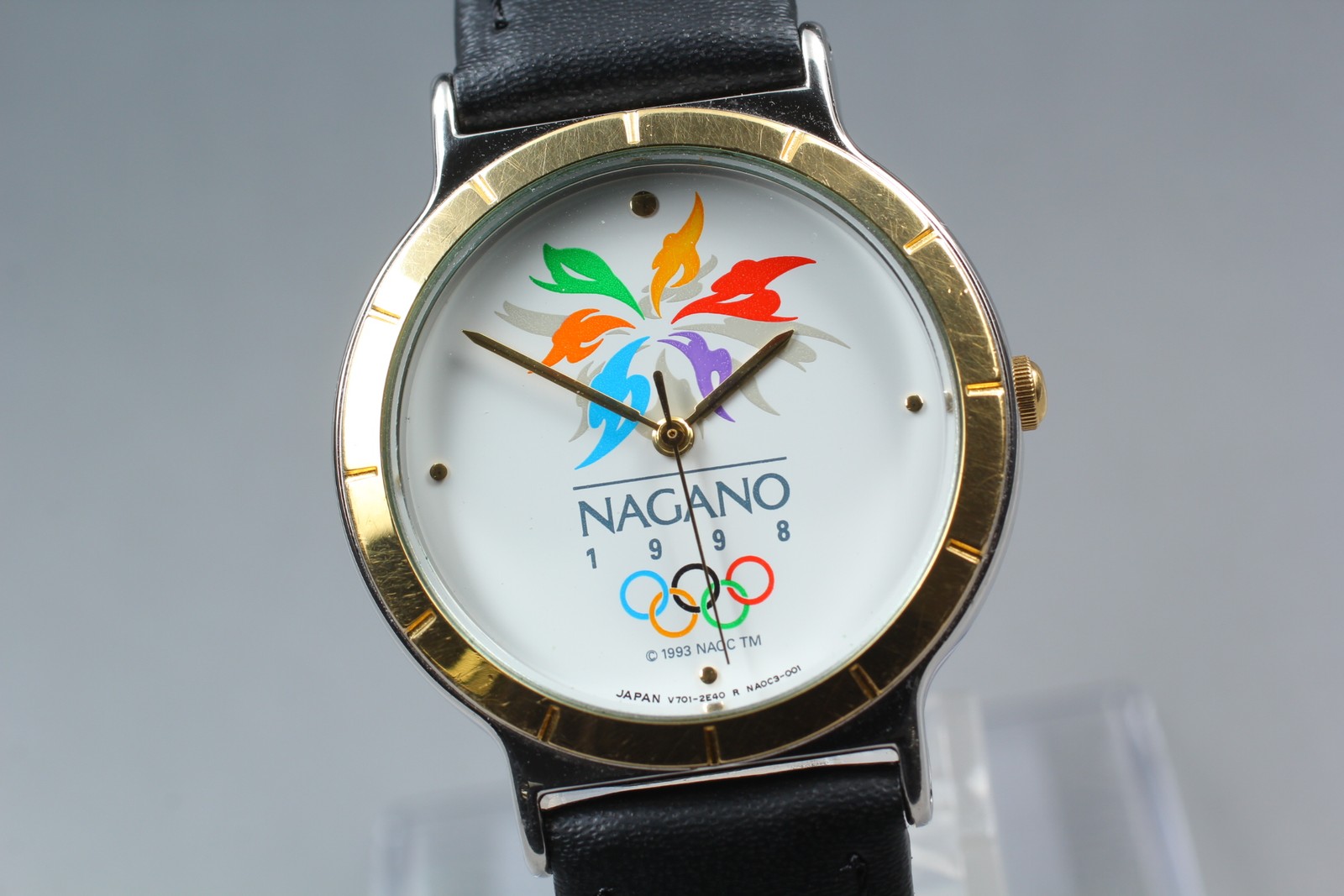 [New Battery] Vintage Seiko V701-1A70 Nagano Olympic Limited Watch From Japan