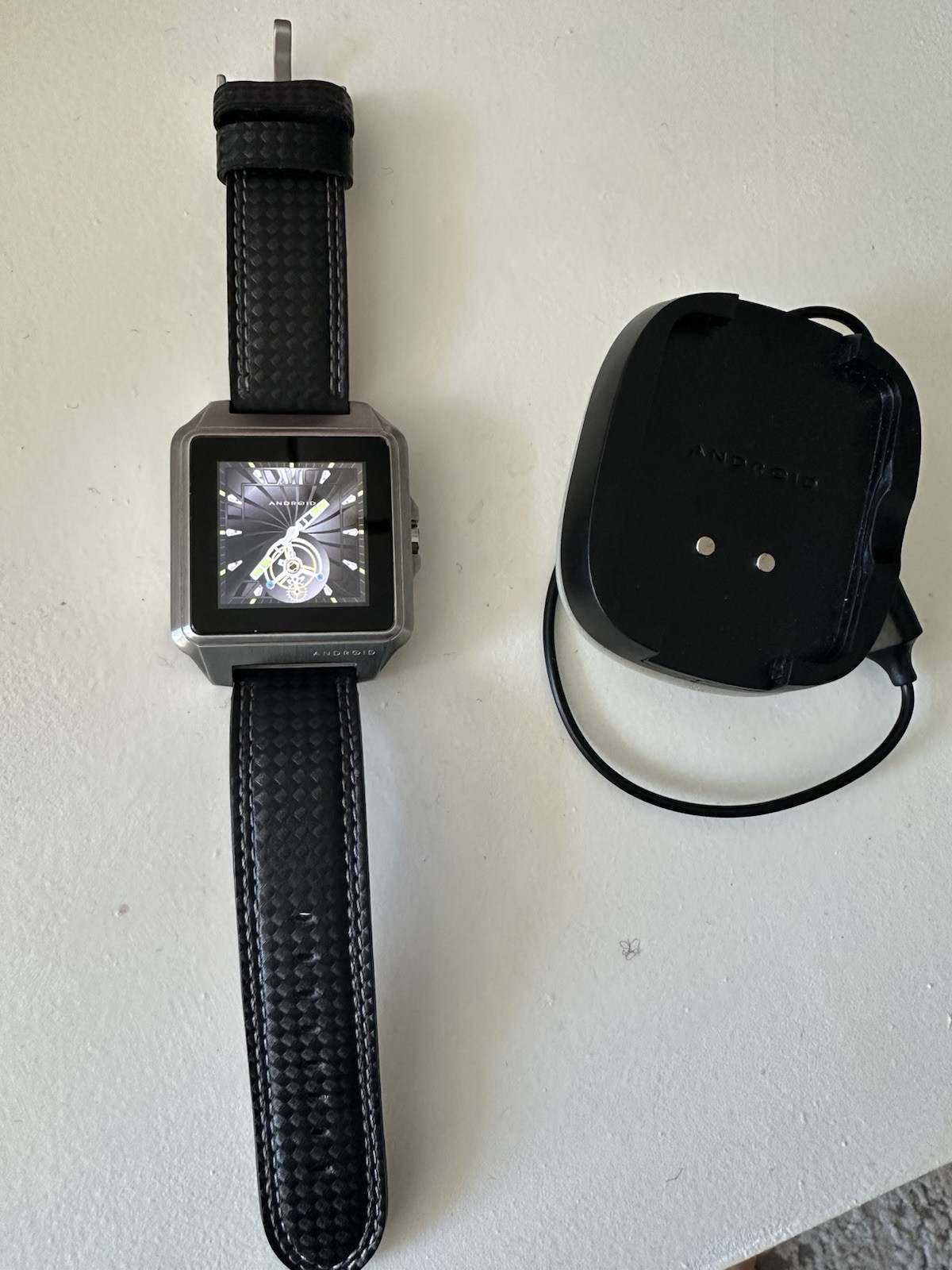 Android Galactopus Digital Touch Screen AD551 Leather Band Men’s Watch