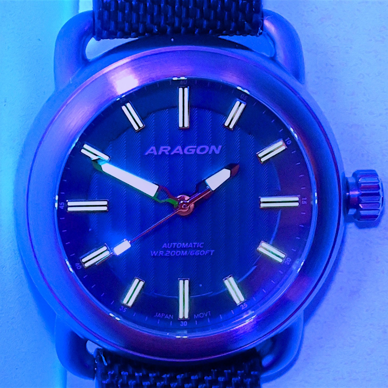 Aragon 44mm Millipede EVO watch with NH35 movement 200 meters NEW