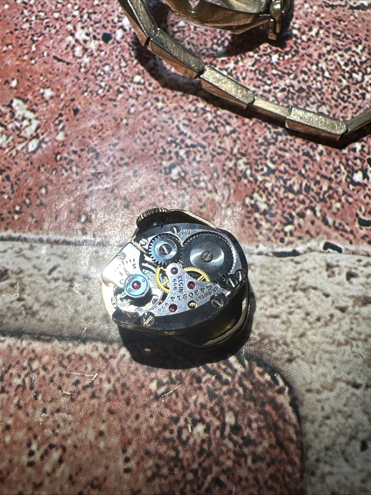 Vintage Elgin de luxe MANUAL Women’s 10k GF watch Finesse GF Stretch BAND Runs