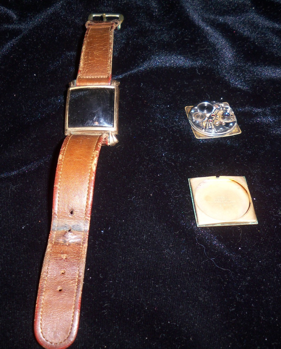 Vintage JULES JURGENSEN 10K Filled Gold Men’s Watch 1949 – missing winding knob