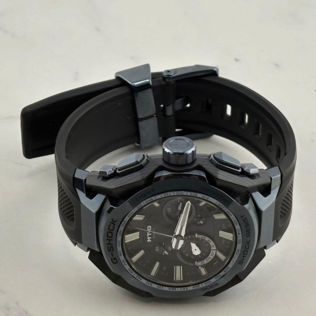 Casio G-Shock MTG-B4000B-1A2JF Smart Watch Black Stainless Steel Used Authentic