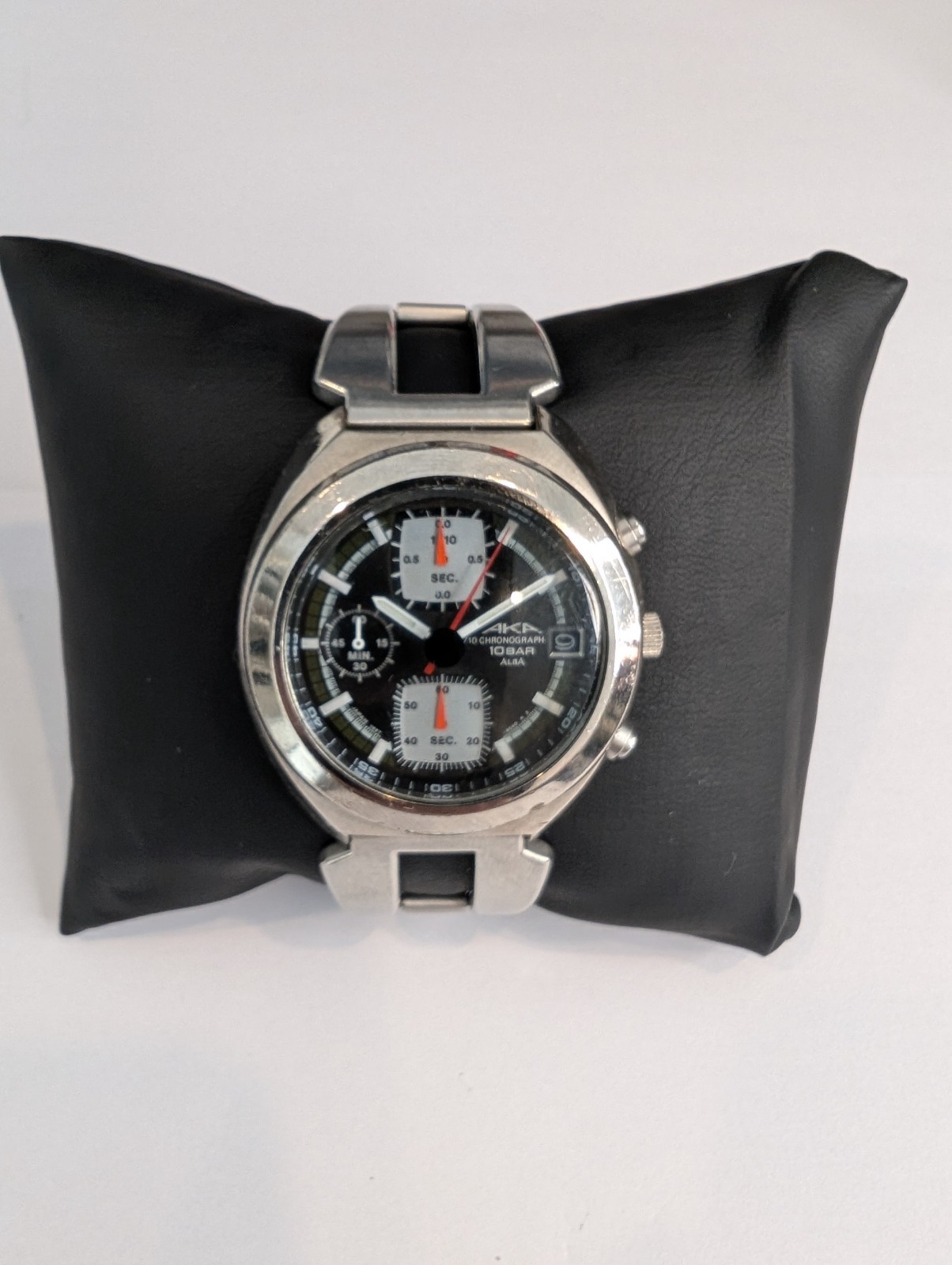 Vintage Alba AKA 1/10 Chronograph Y657-6030 10 Bar Running Original Bracelet