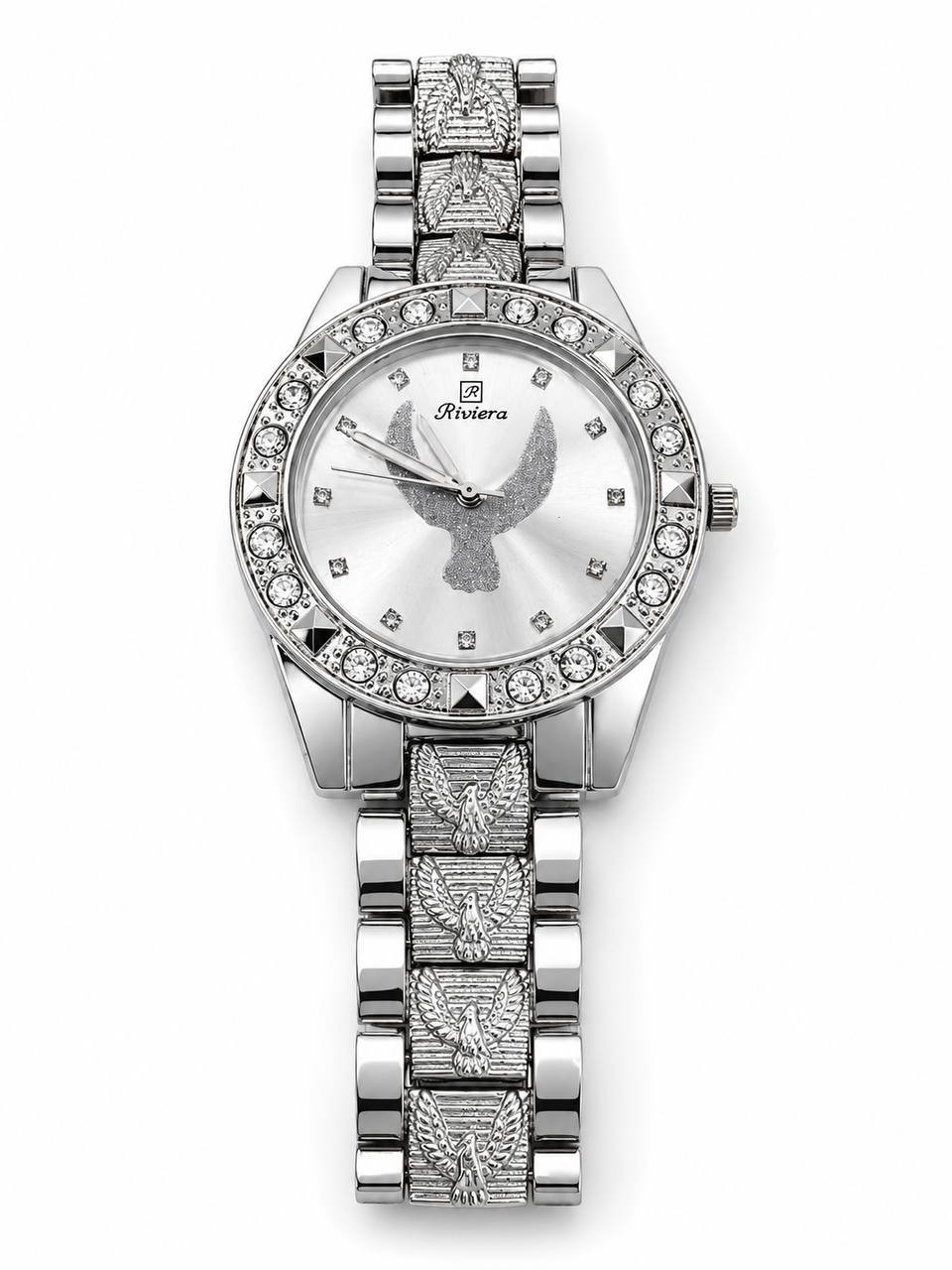 Riviera Analog Wristwatch with Quartz Movement