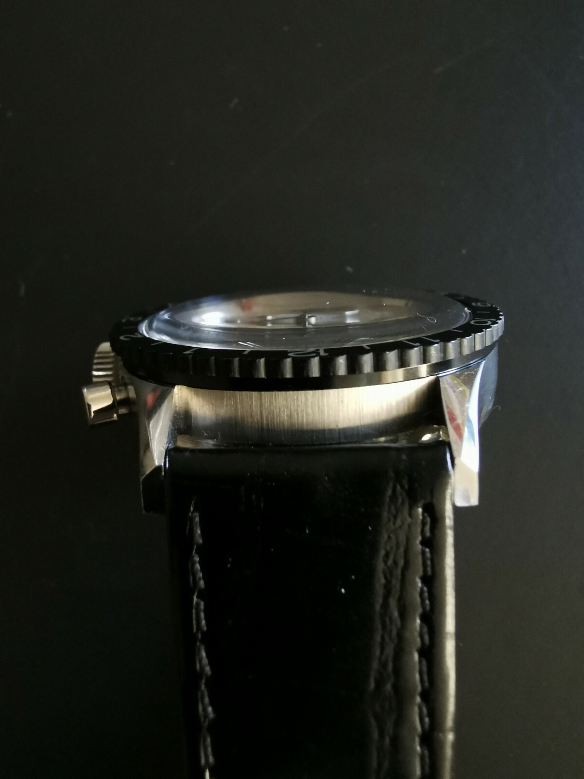Vintage Gallet MultiChron Pilot Chronograph Stainless Steel Valjoux 72