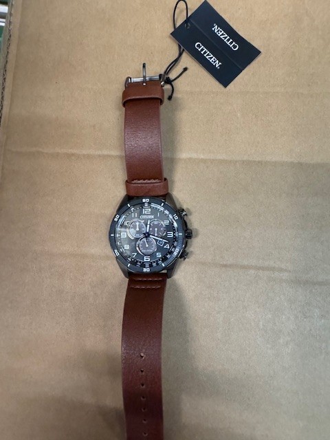 Citizen AR Sport Casual Eco-Drive Chronograph Men’s Watch AT2447-01E- NEW IN BOX